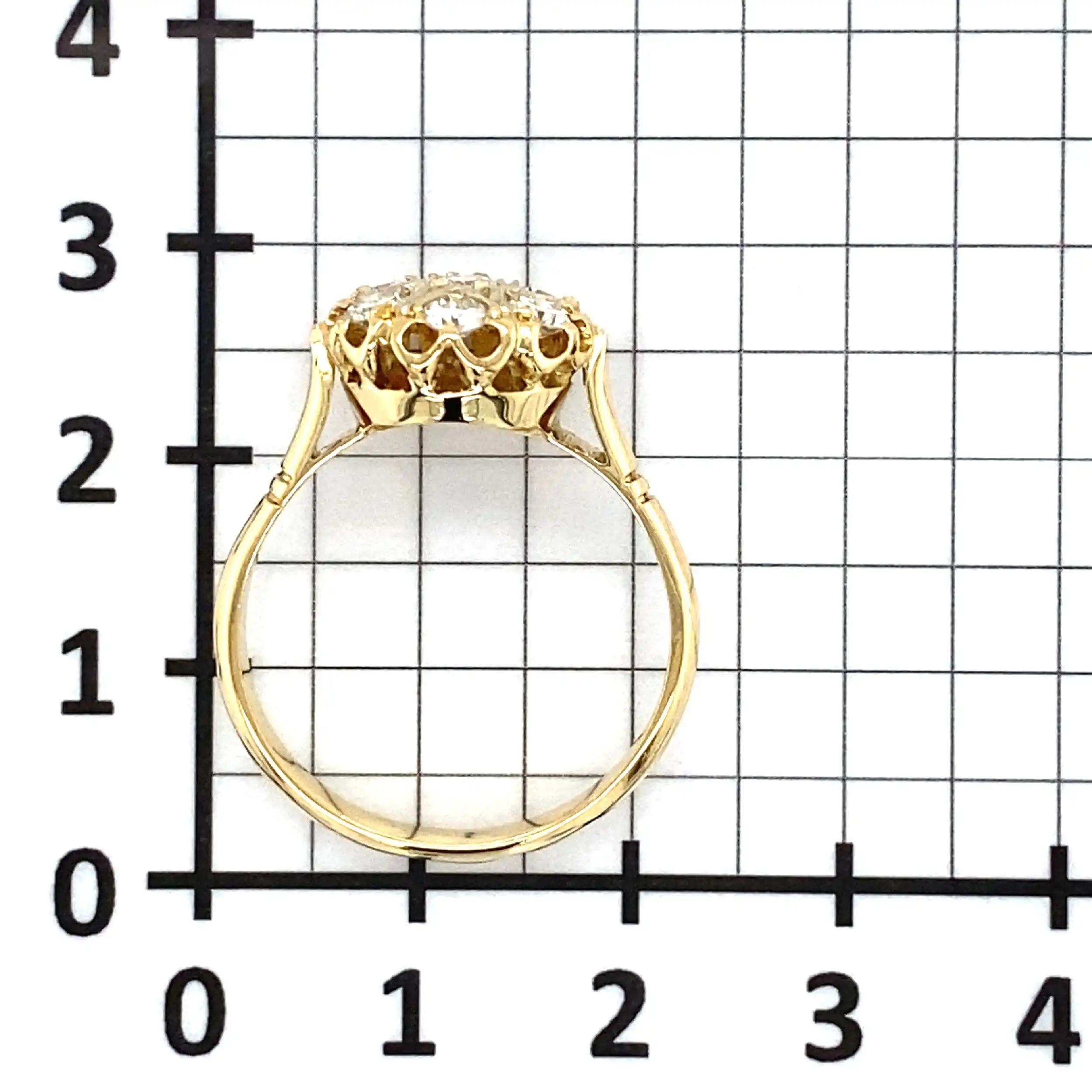 Ring Gelbgold mit Brillanten