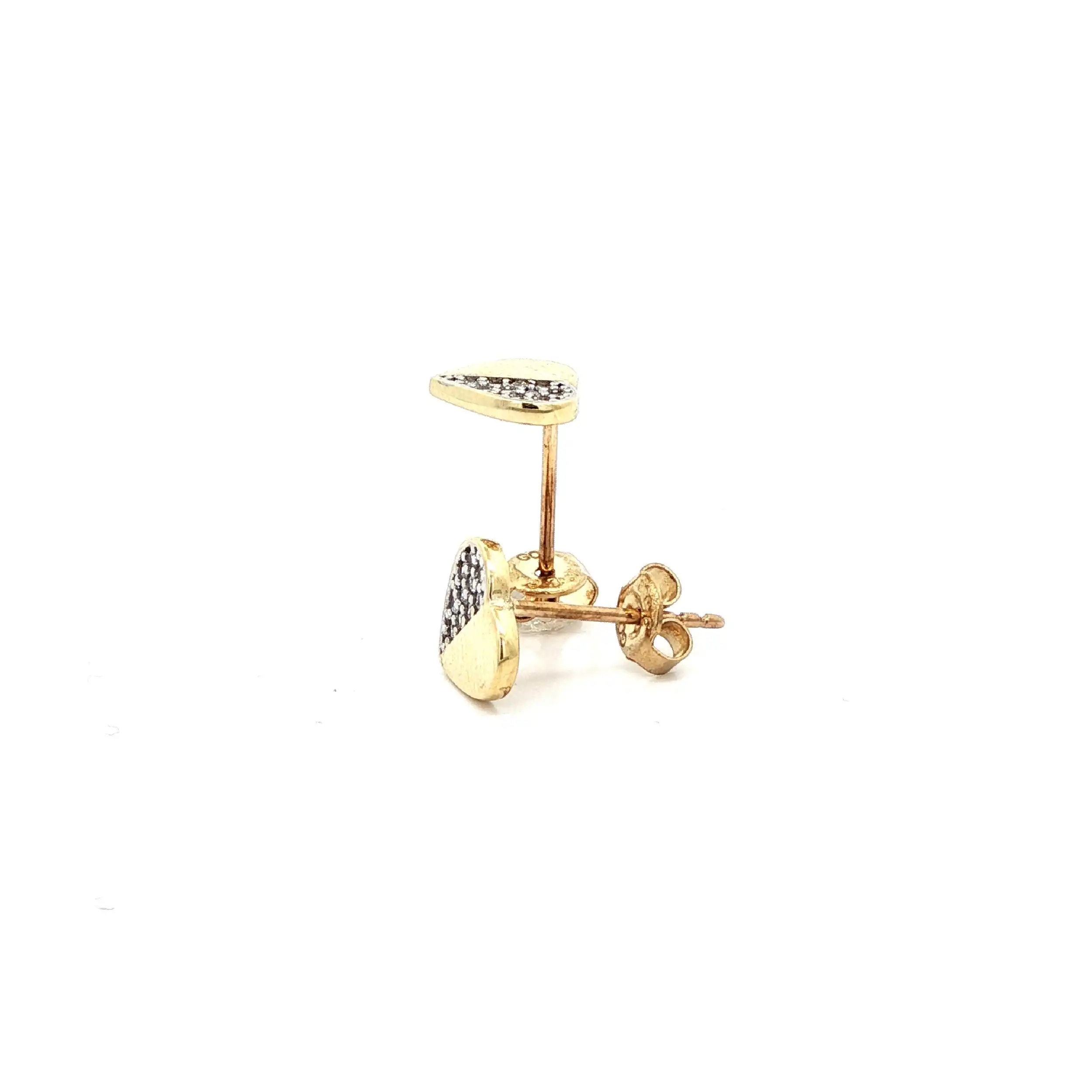 Ohrstecker Bicolor mit Zirkonia Ohrstecker Bicolor mit Zirkonia