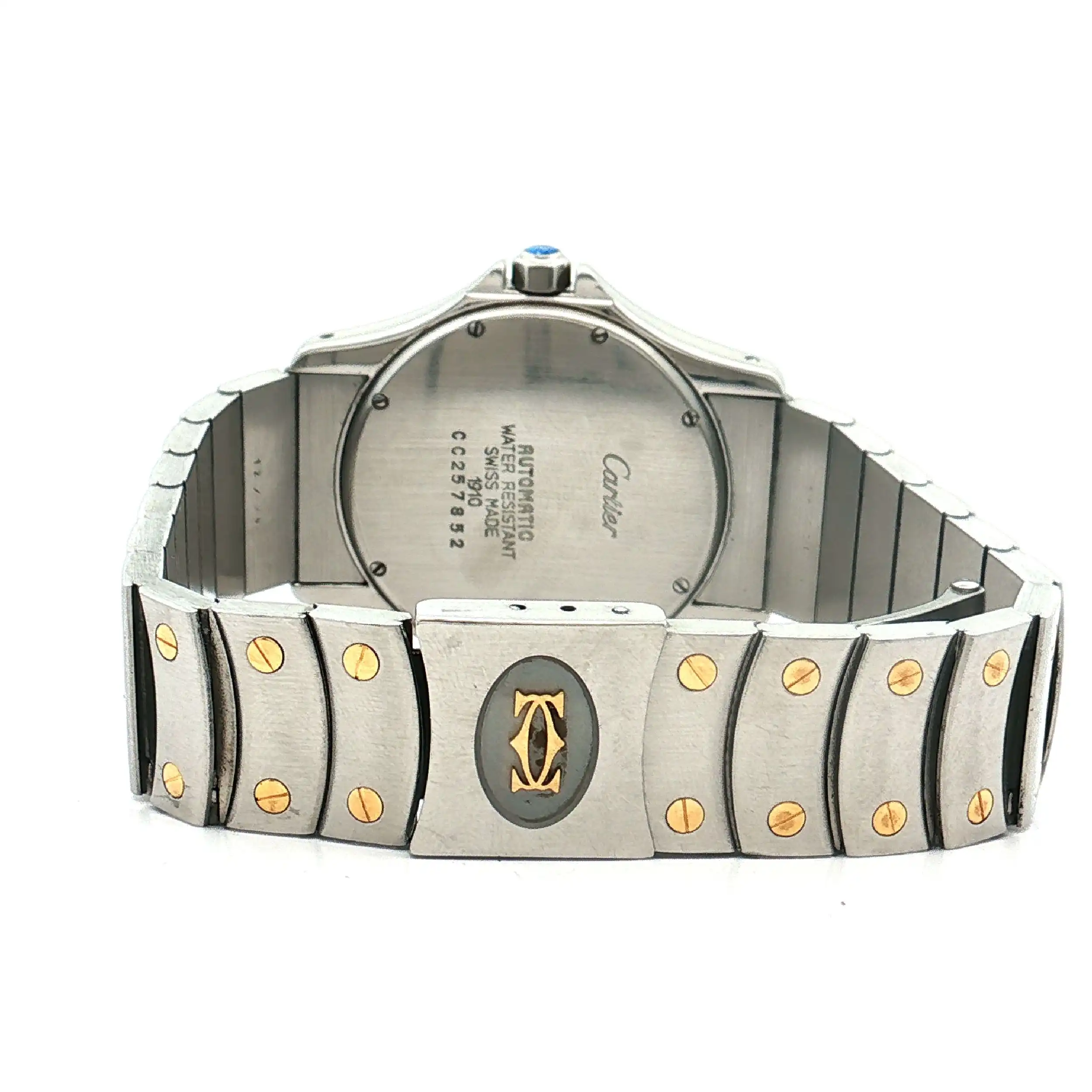 Herrenuhr Cartier Santos Ronde 1910 automatic Stahl / Gold Herrenuhr Cartier Santos Ronde 1910 automatic Stahl / Gold