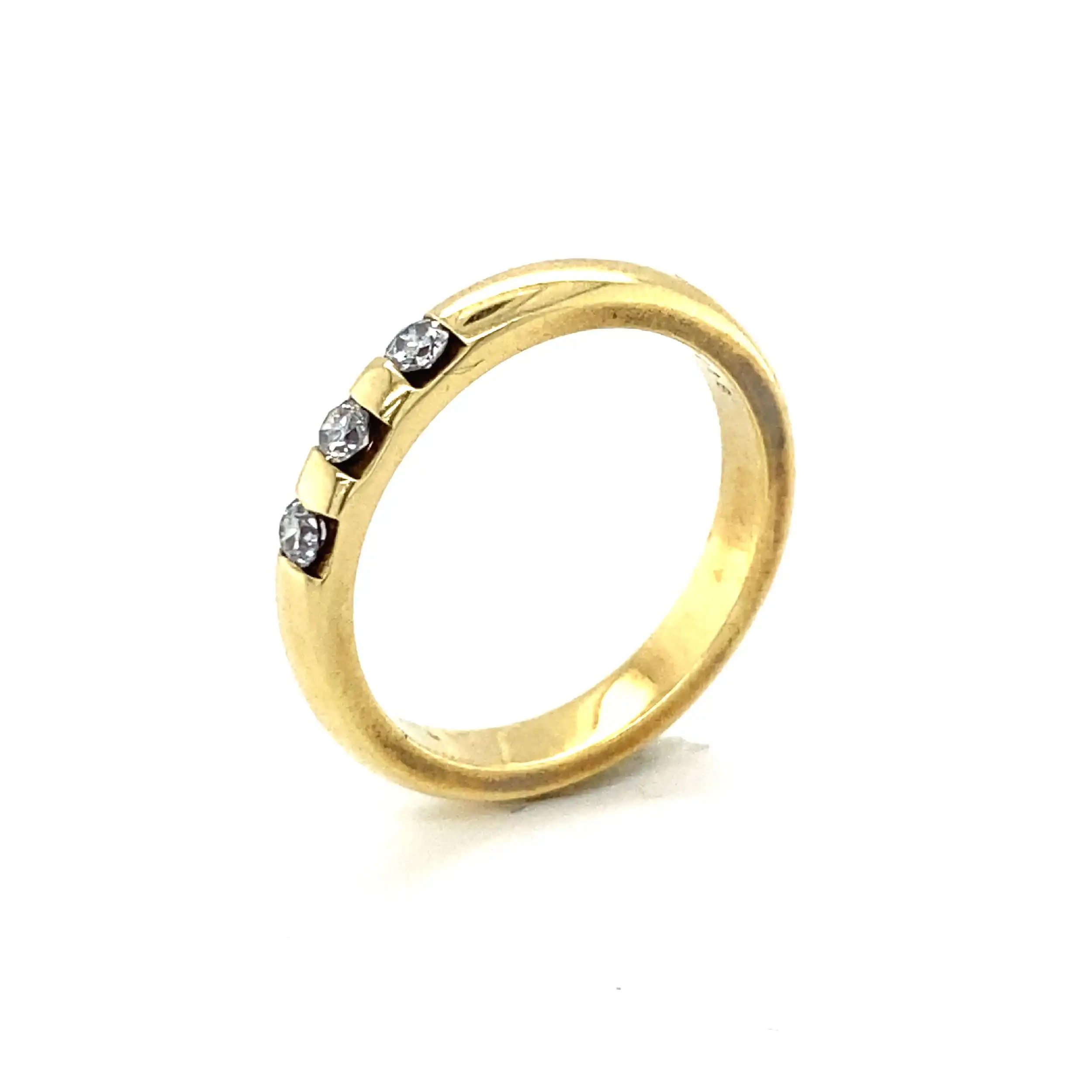 Ring Gelbgold mit Brillanten Ring Gelbgold mit Brillanten