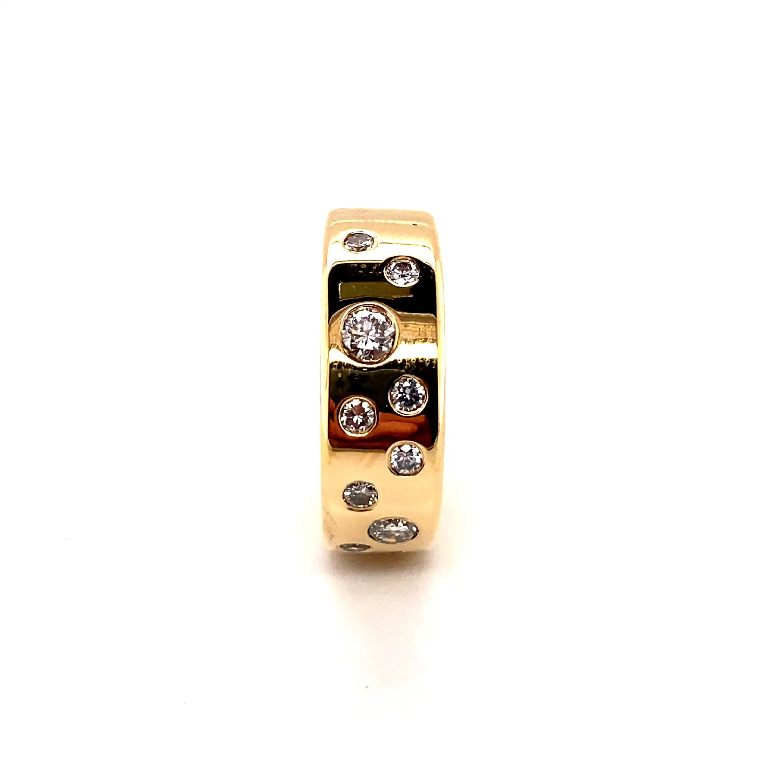 Ring Gelbgold mit Brillanten