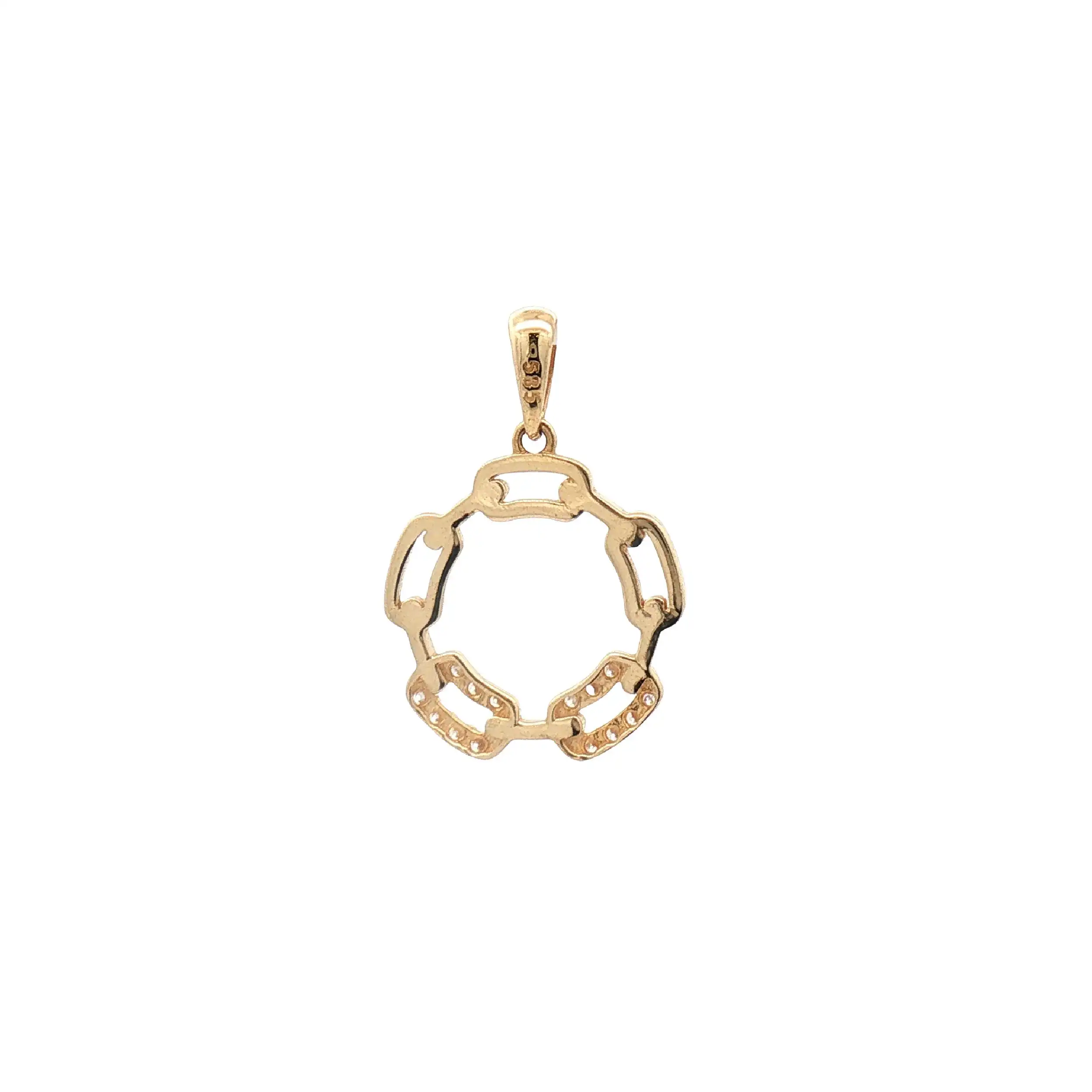 Anhänger Gelbgold mit Zirkonia Anhänger Gelbgold mit Zirkonia