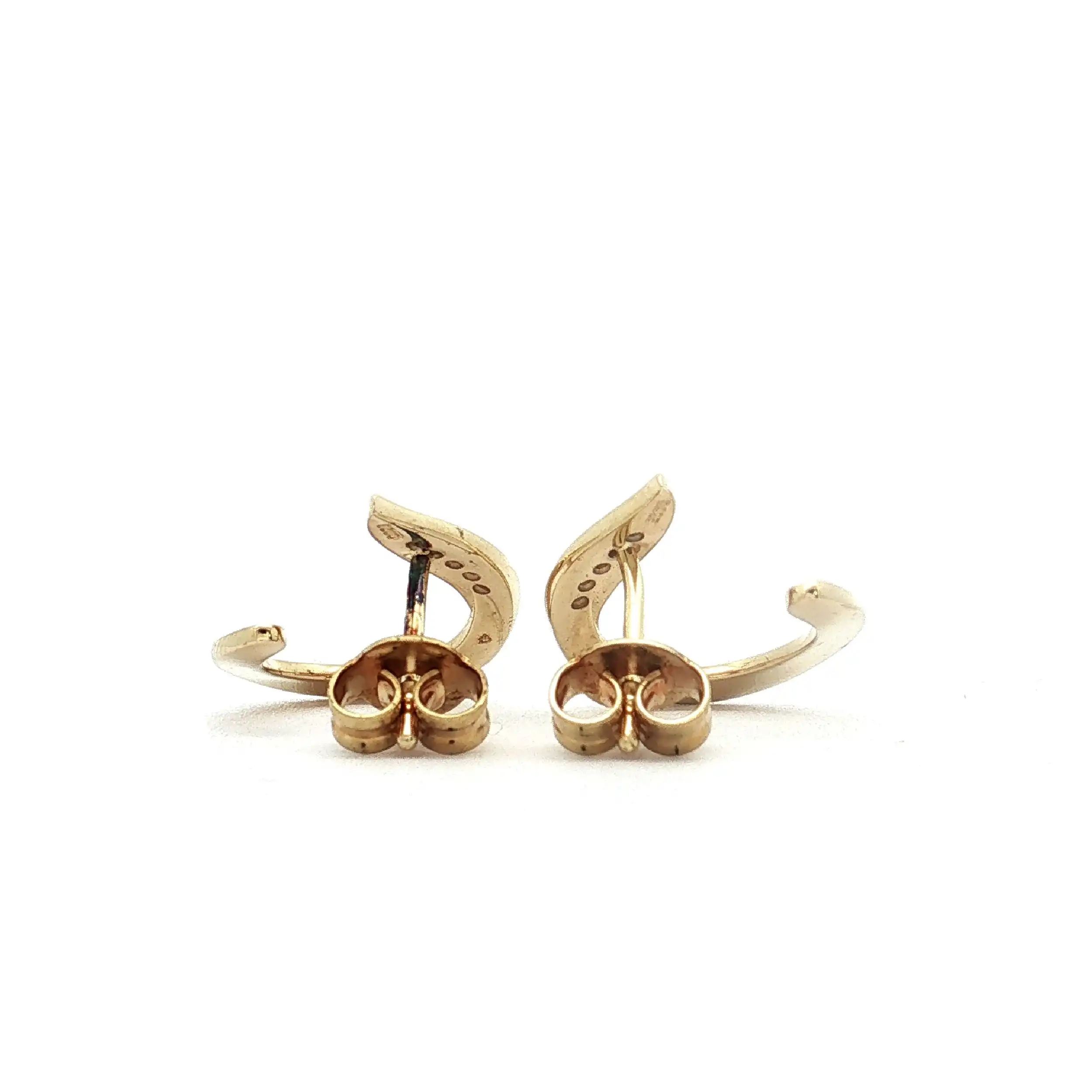 Ohrringe Gelbgold mit Diamanten Ohrringe Gelbgold mit Diamanten