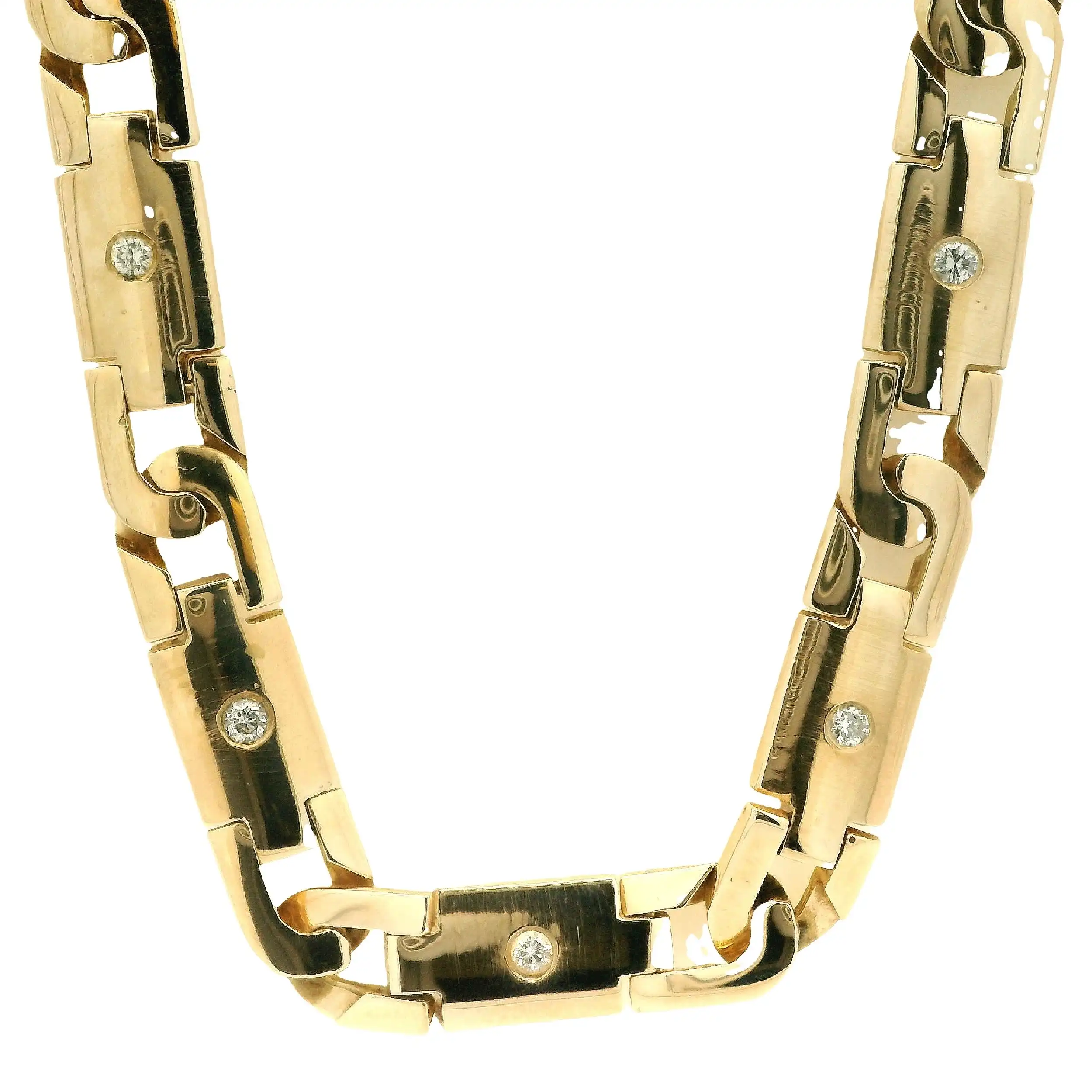 Kette Gelbgold mit Brillanten Kette Gelbgold mit Brillanten