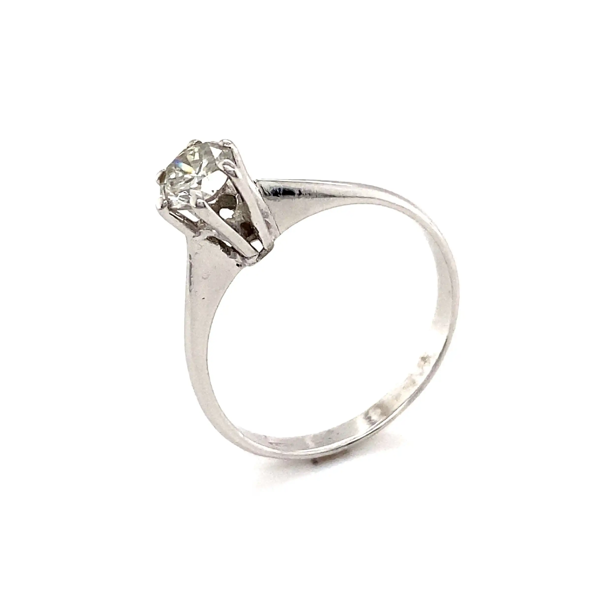 Ring Weißgold mit Brillant Solitär Ring Weißgold mit Brillant Solitär