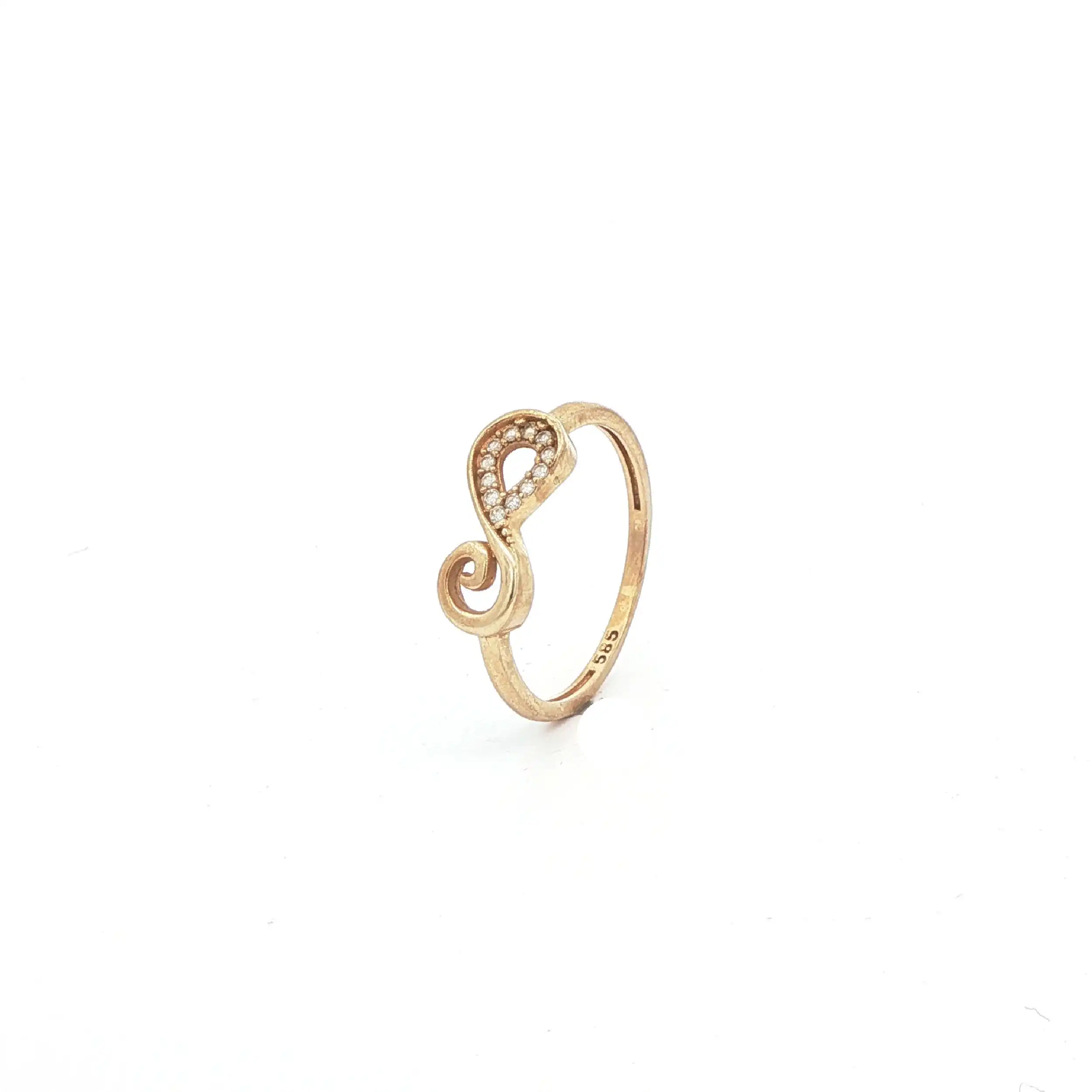 Ring Gelbgold mit Zirkonia Ring Gelbgold mit Zirkonia