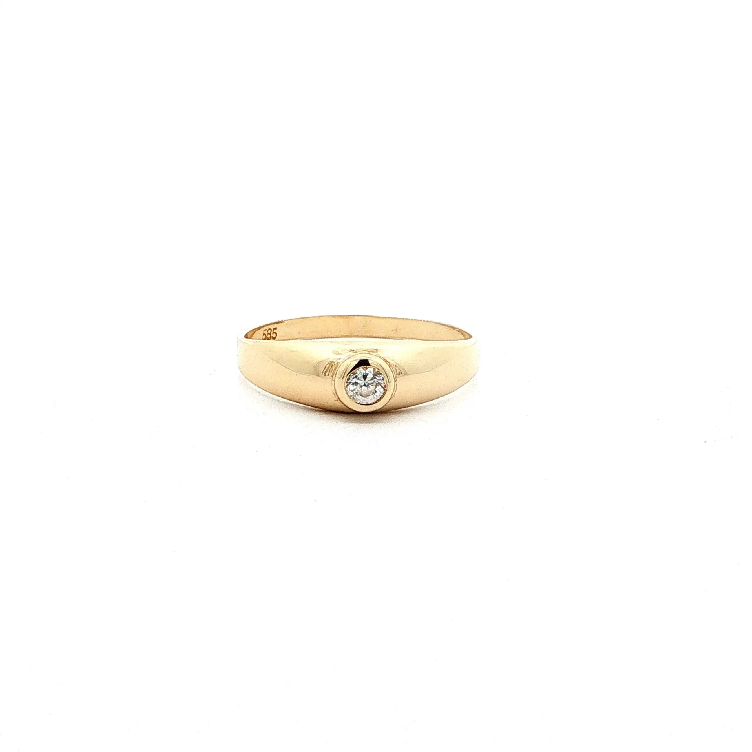 Ring Gelbgold mit Zirkonia