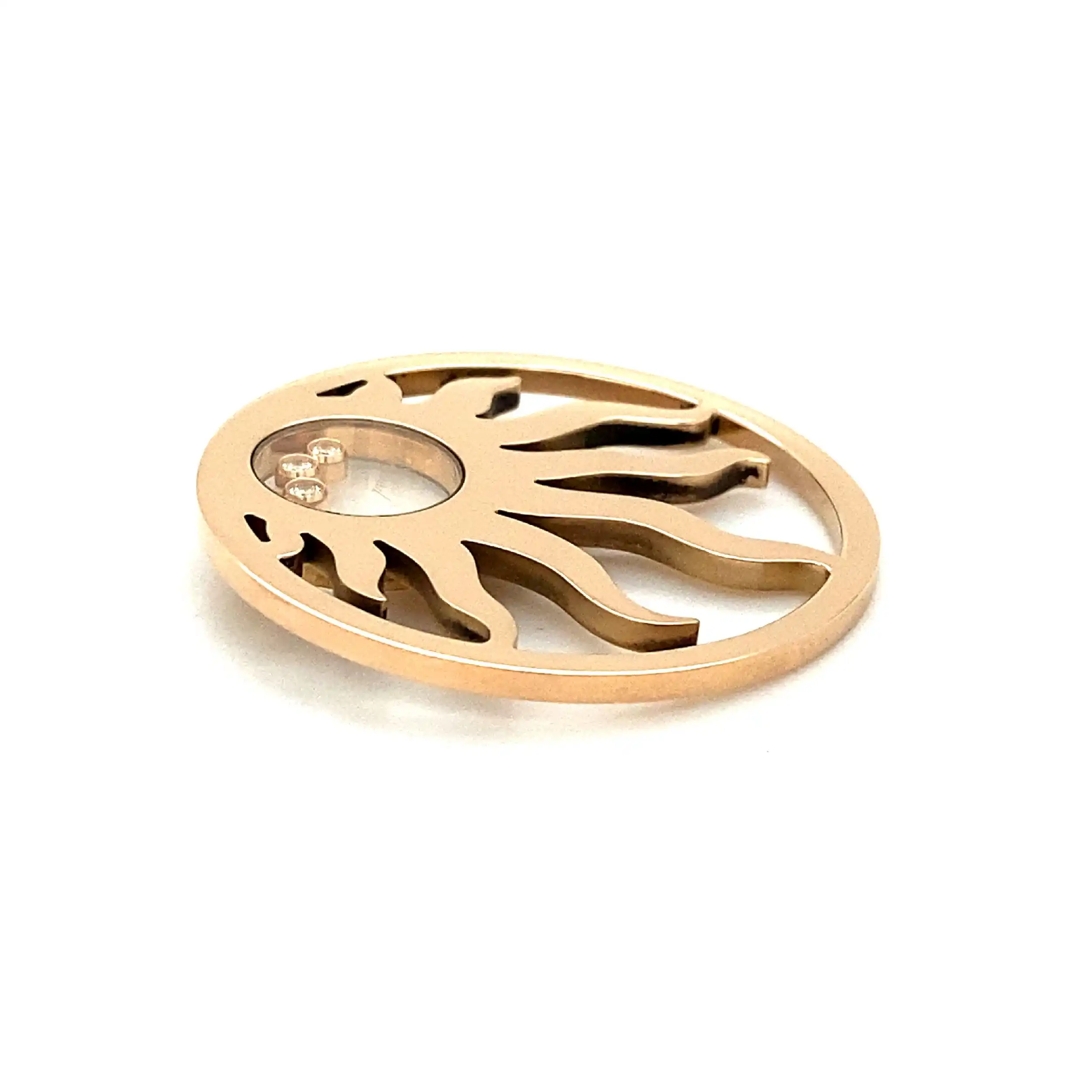 Anhänger Rosegold Chopard Happy Sun mit Brillanten Anhänger Rosegold Chopard Happy Sun mit Brillanten
