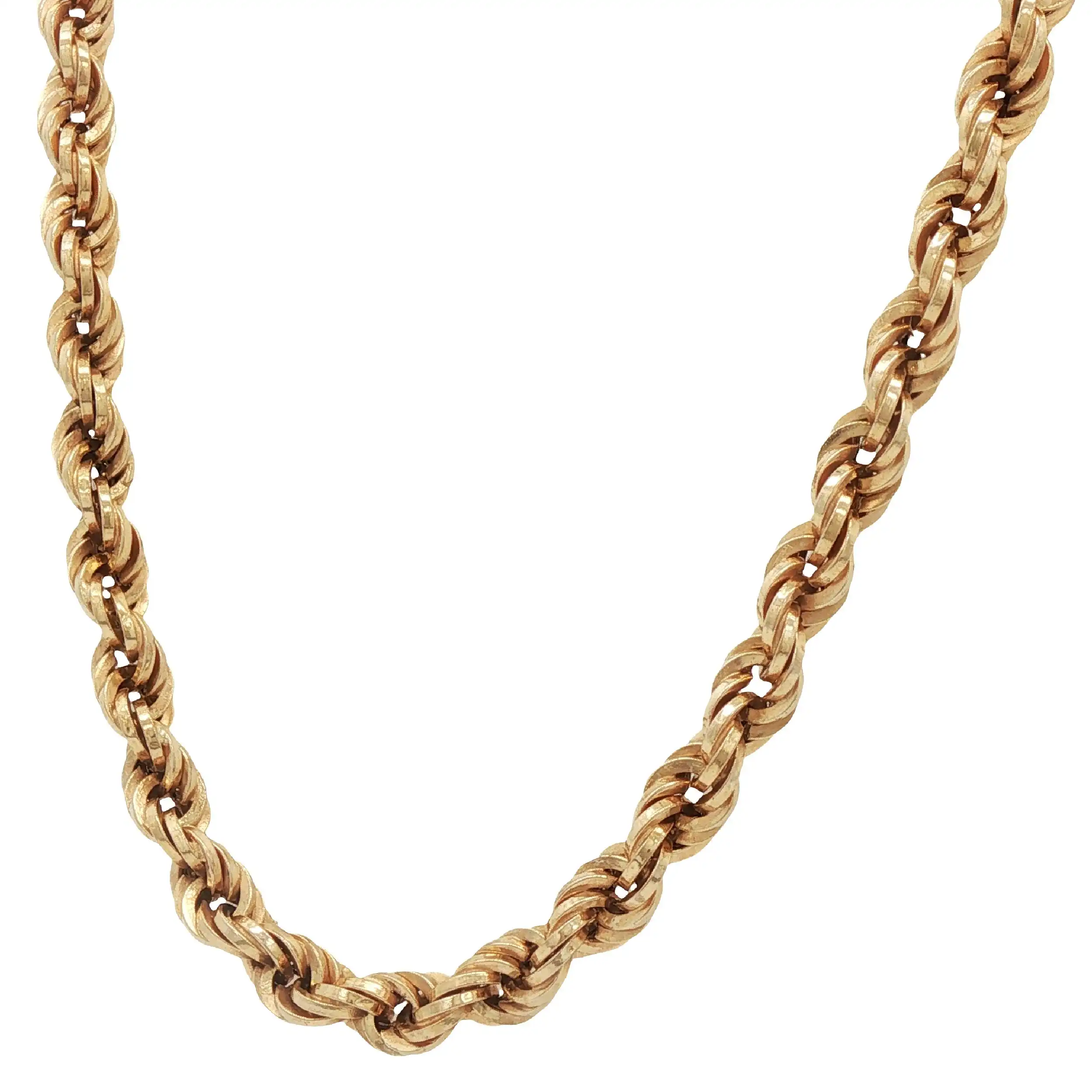 Kordelkette Gelbgold