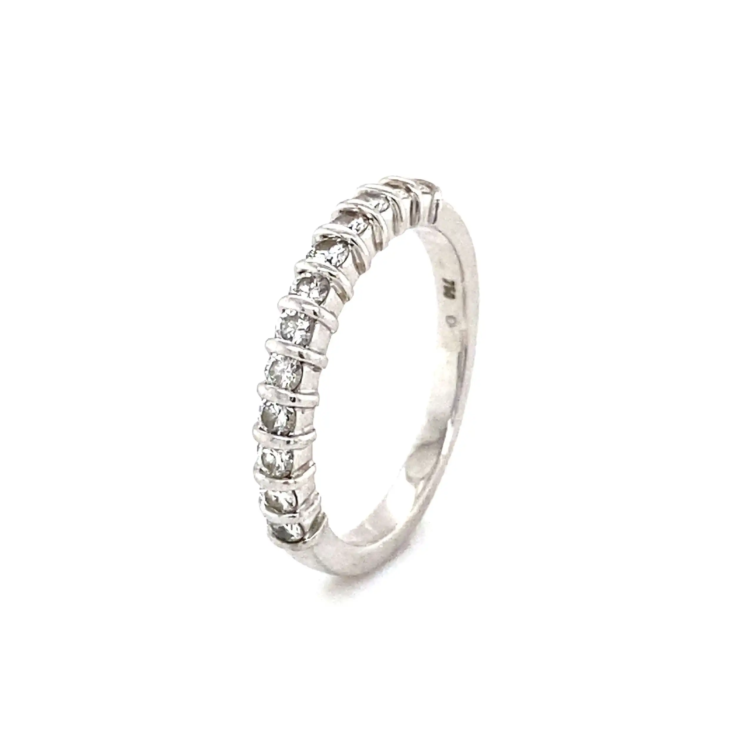 Halbmemoryring mit Brillanten Halbmemoryring mit Brillanten