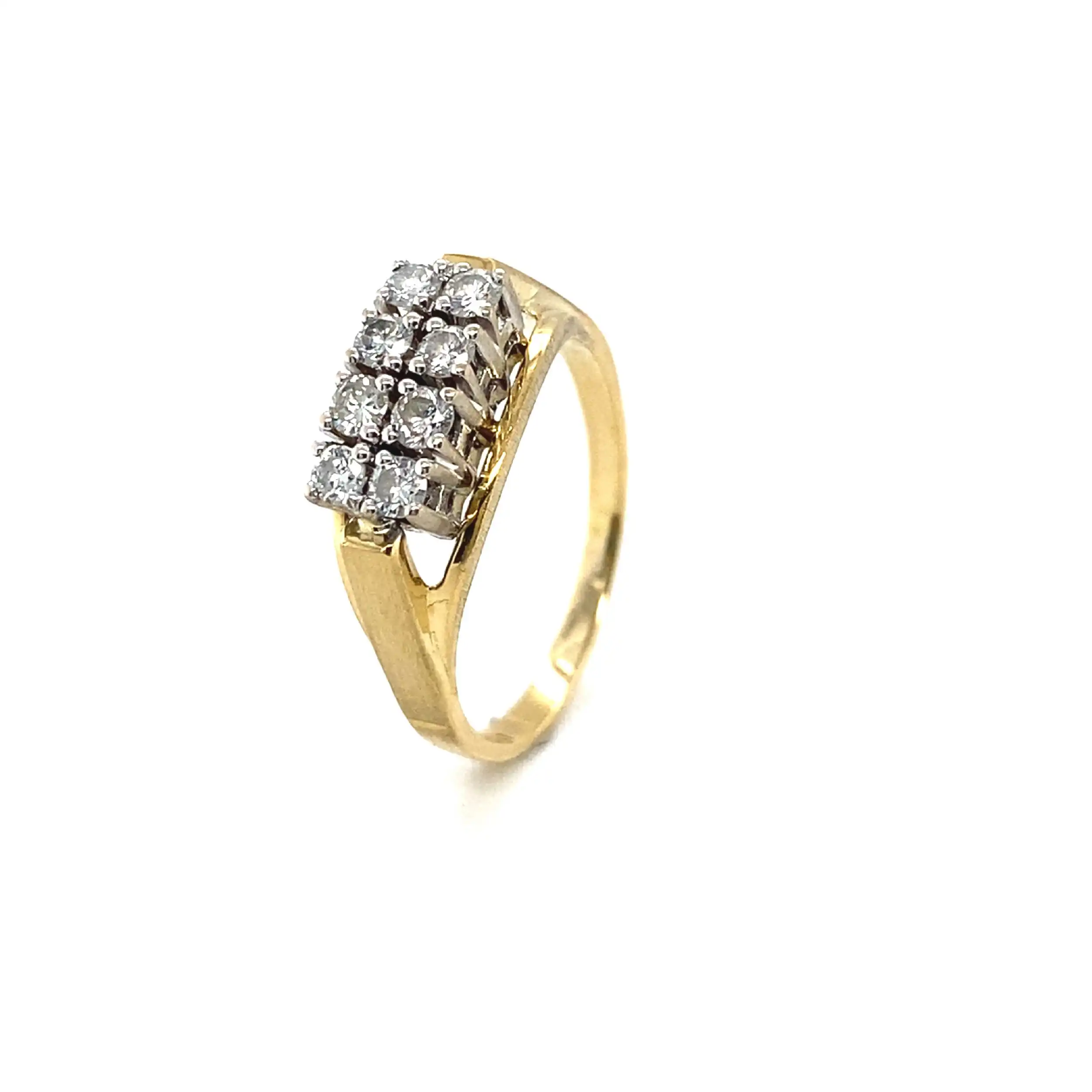 Ring Bicolor mit Brillanten Ring Bicolor mit Brillanten