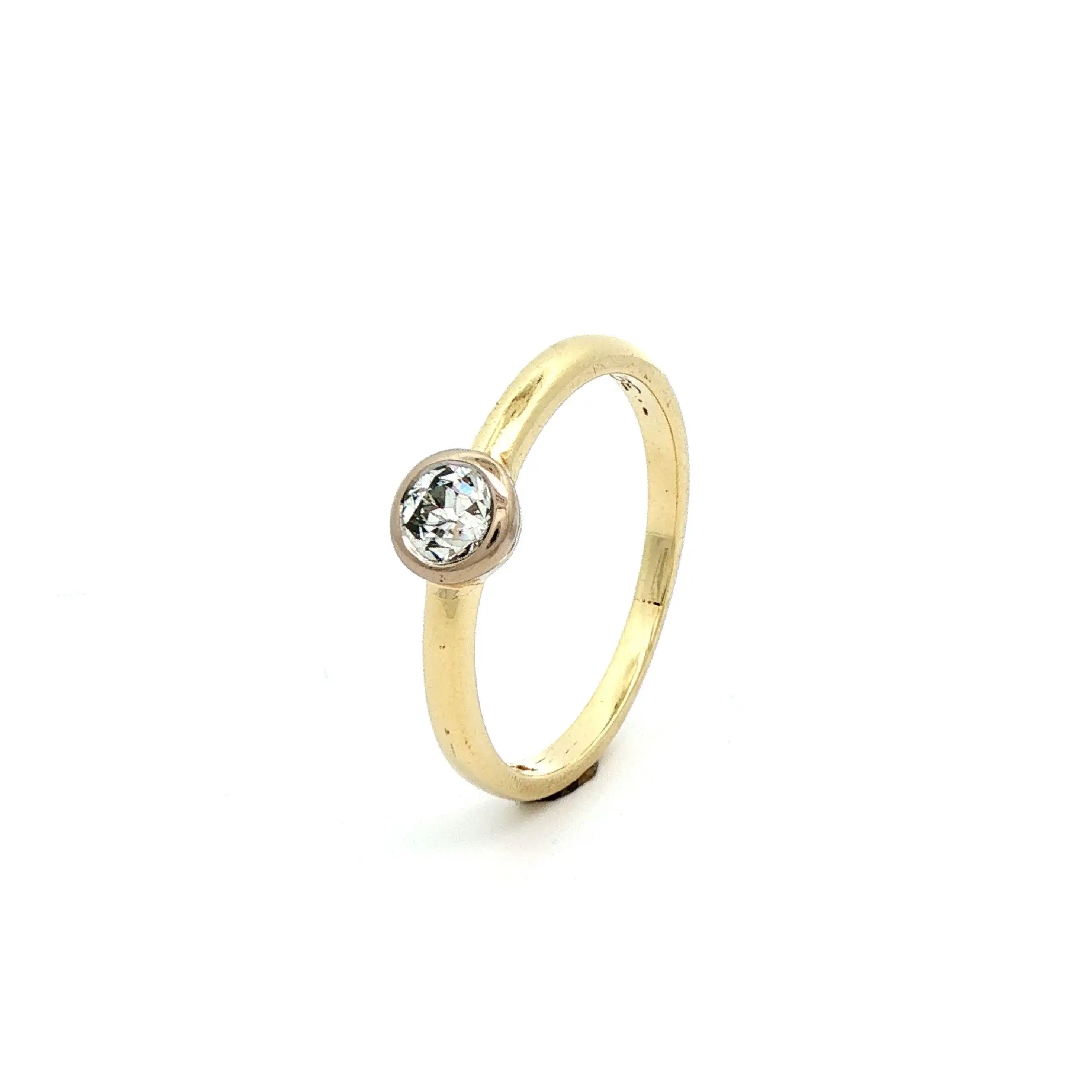 Ring Bicolor mit Diamant Ring Bicolor mit Diamant