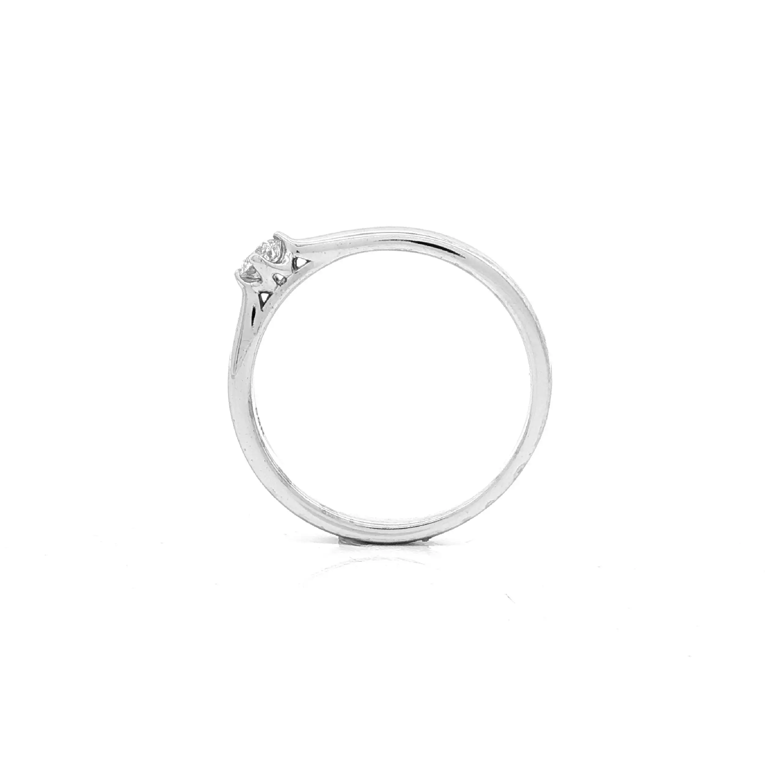 Solitärring Weißgold mit Brillant Solitärring Weißgold mit Brillant