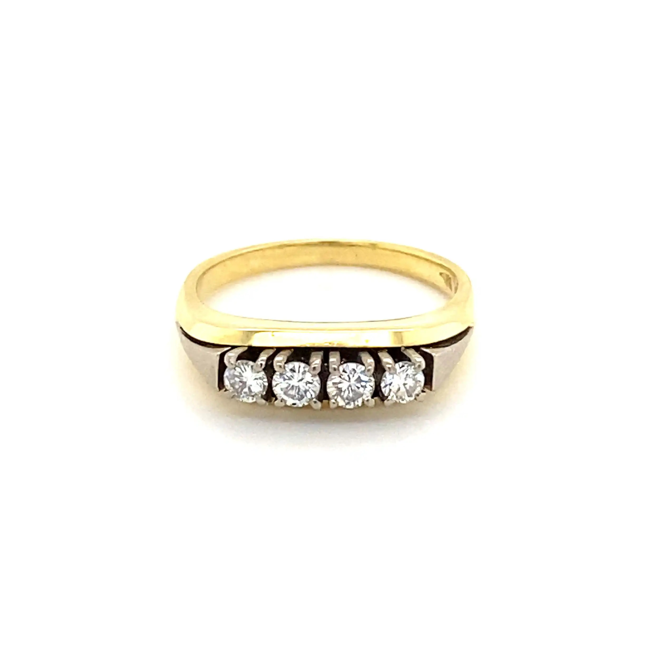 Ring Bicolor mit Brillanten Ring Bicolor mit Brillanten
