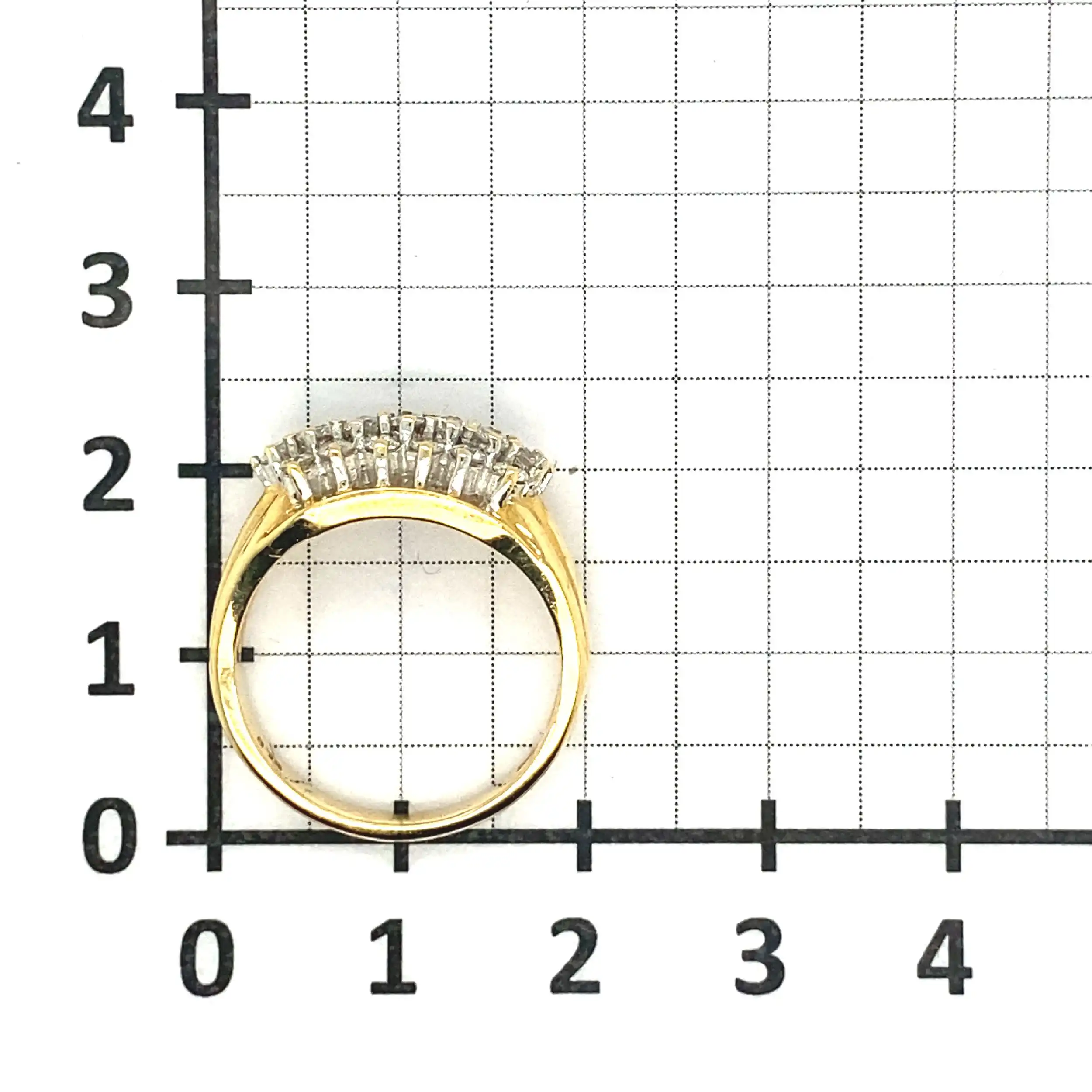 Ring Gelbgold mit Brillanten