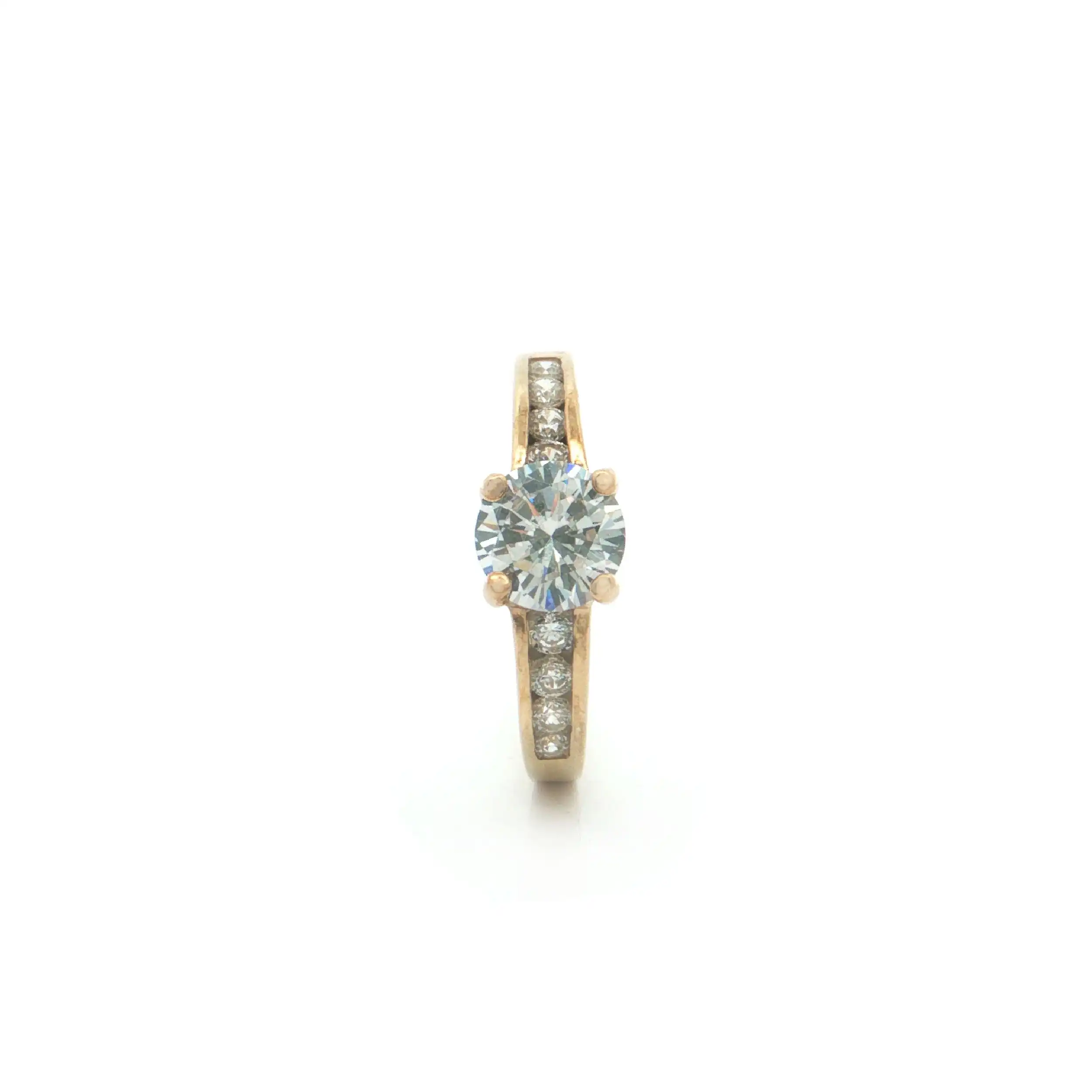 Ring Silber vergoldet mit Zirkonia