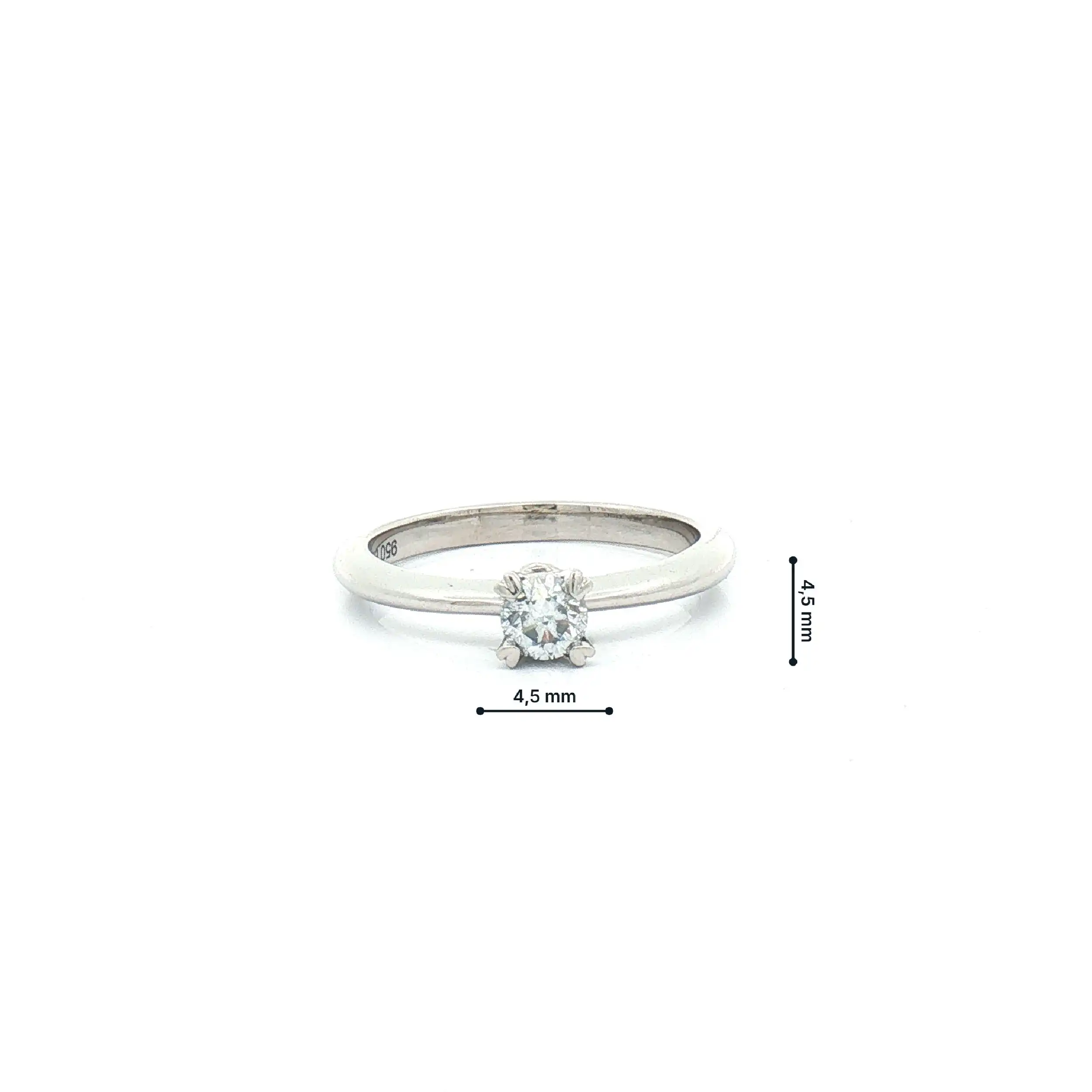 Ring Platin mit Brillant