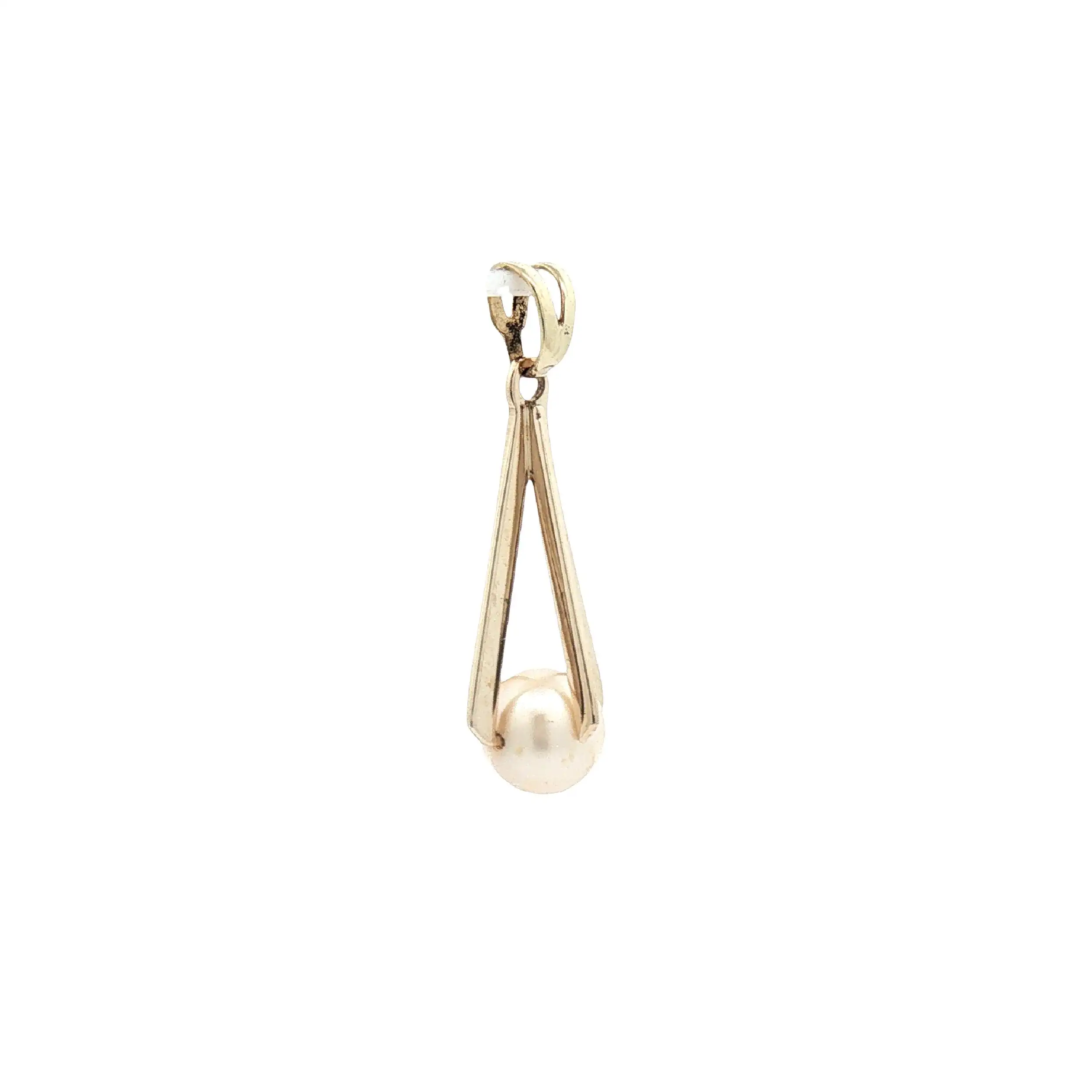 Anhänger Gelbgold mit Perle