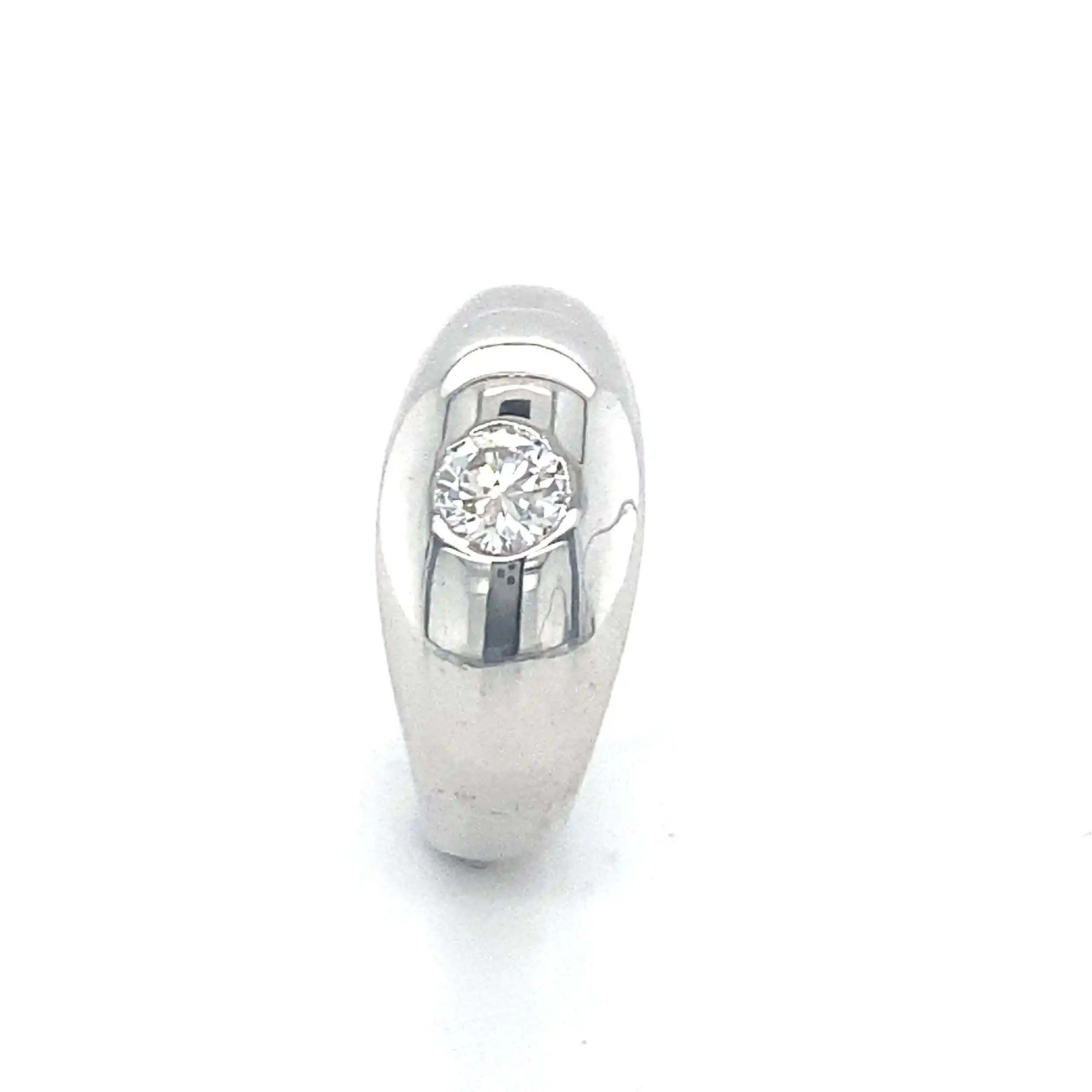 Ring Weißgold mit Brillant Ring Weißgold mit Brillant
