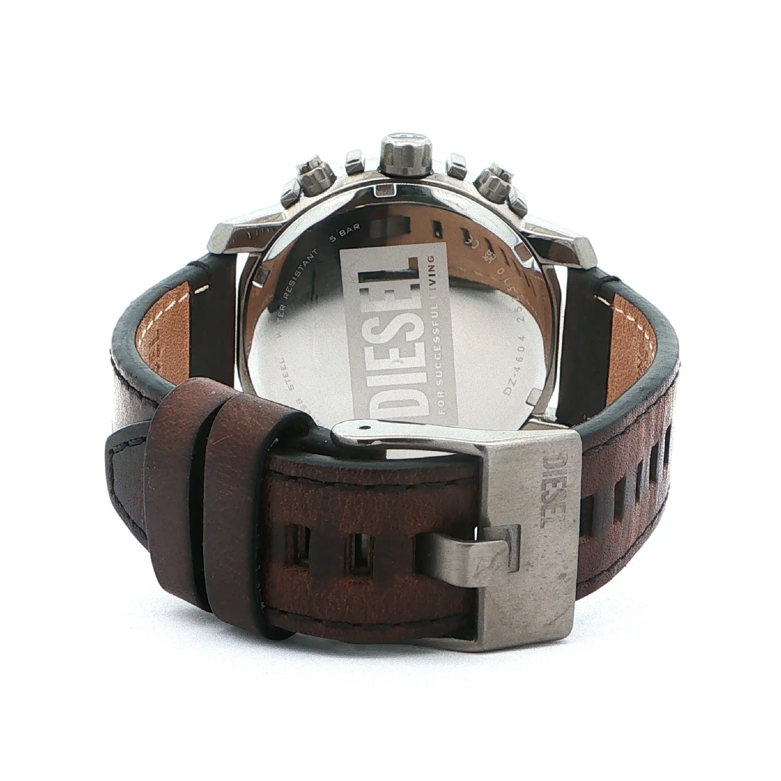 Herrenuhr Diesel DZ-4604 Griffed Chronograph mit Lederband