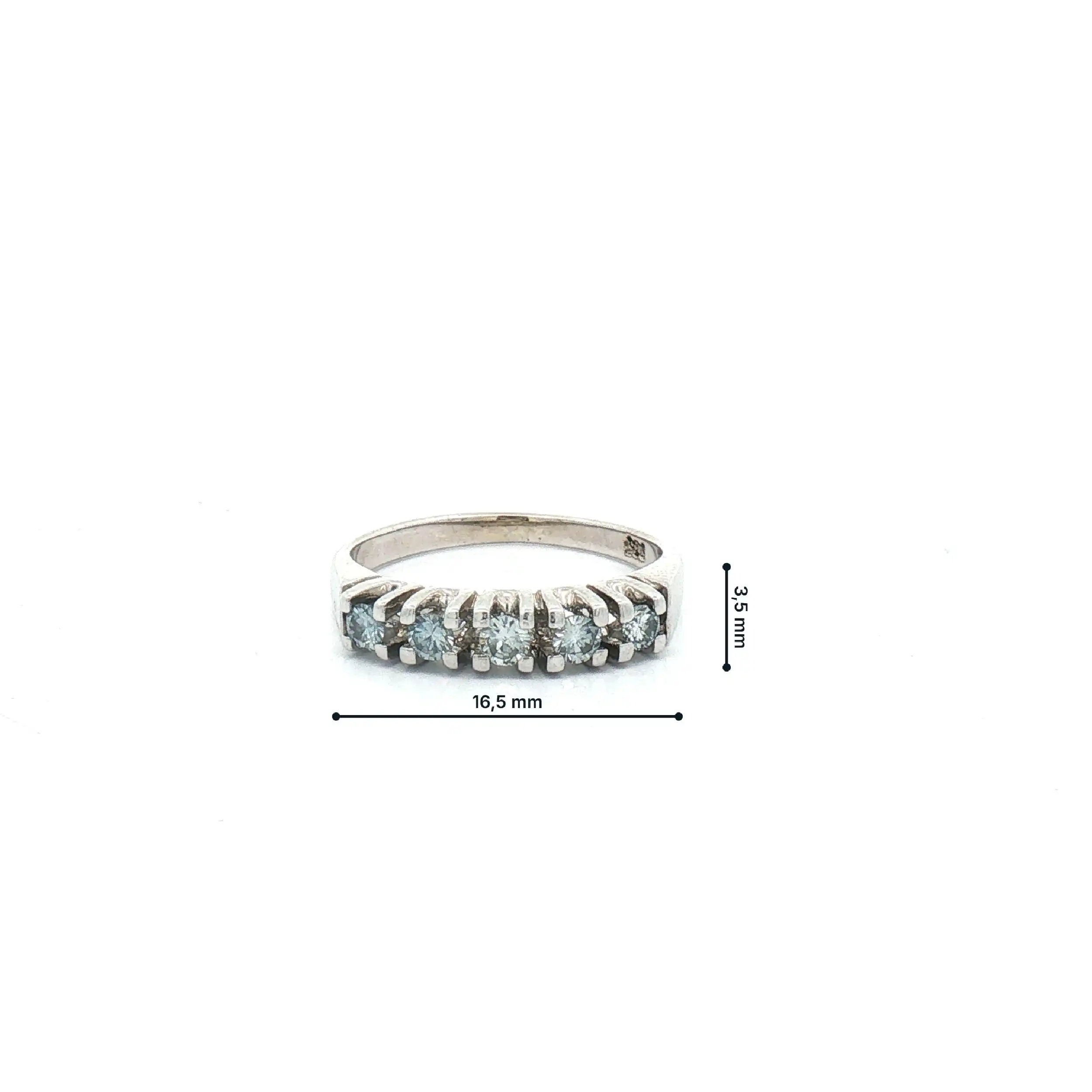 Ring Weißgold mit Brillanten