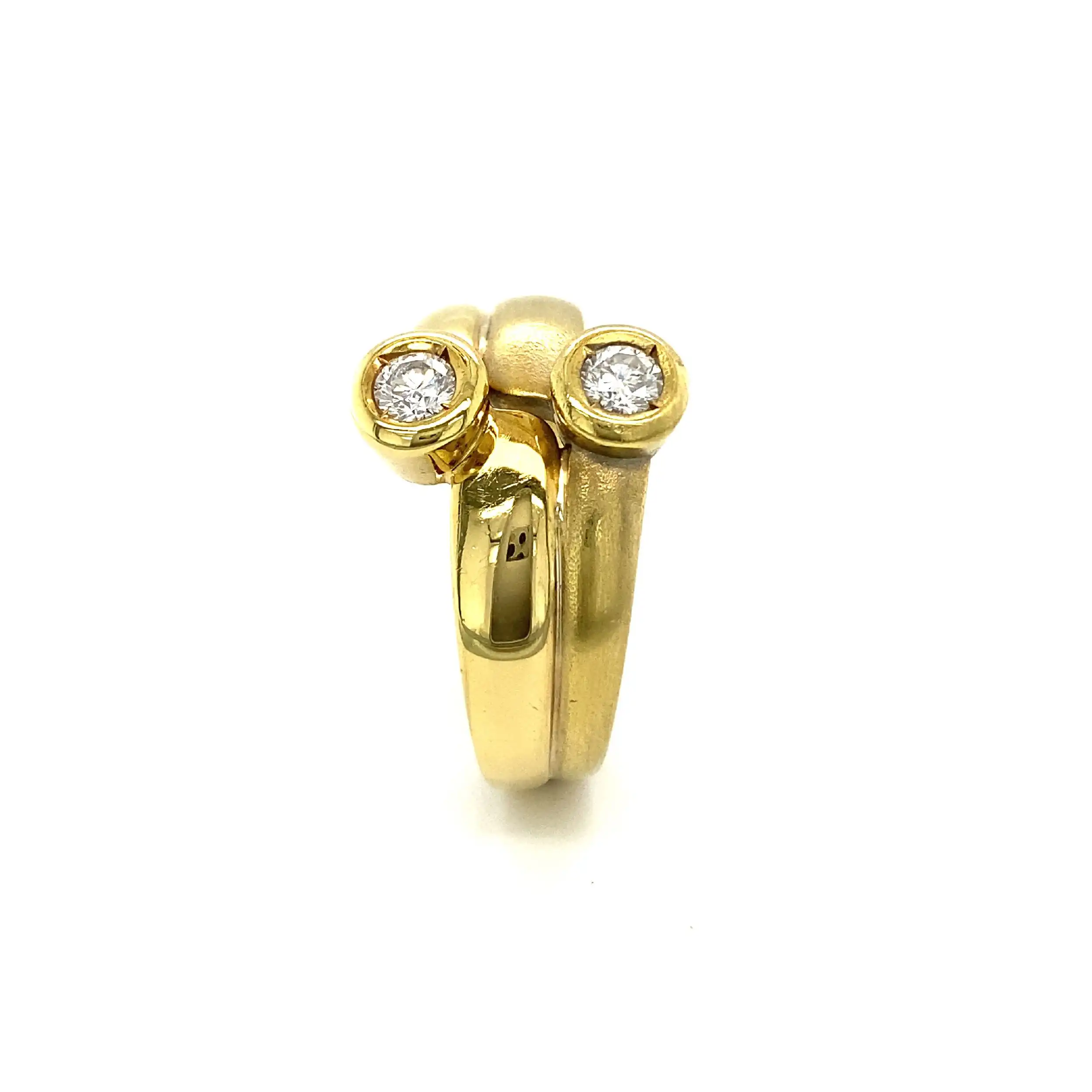 Ring Gelbgold mit Brillanten Ring Gelbgold mit Brillanten