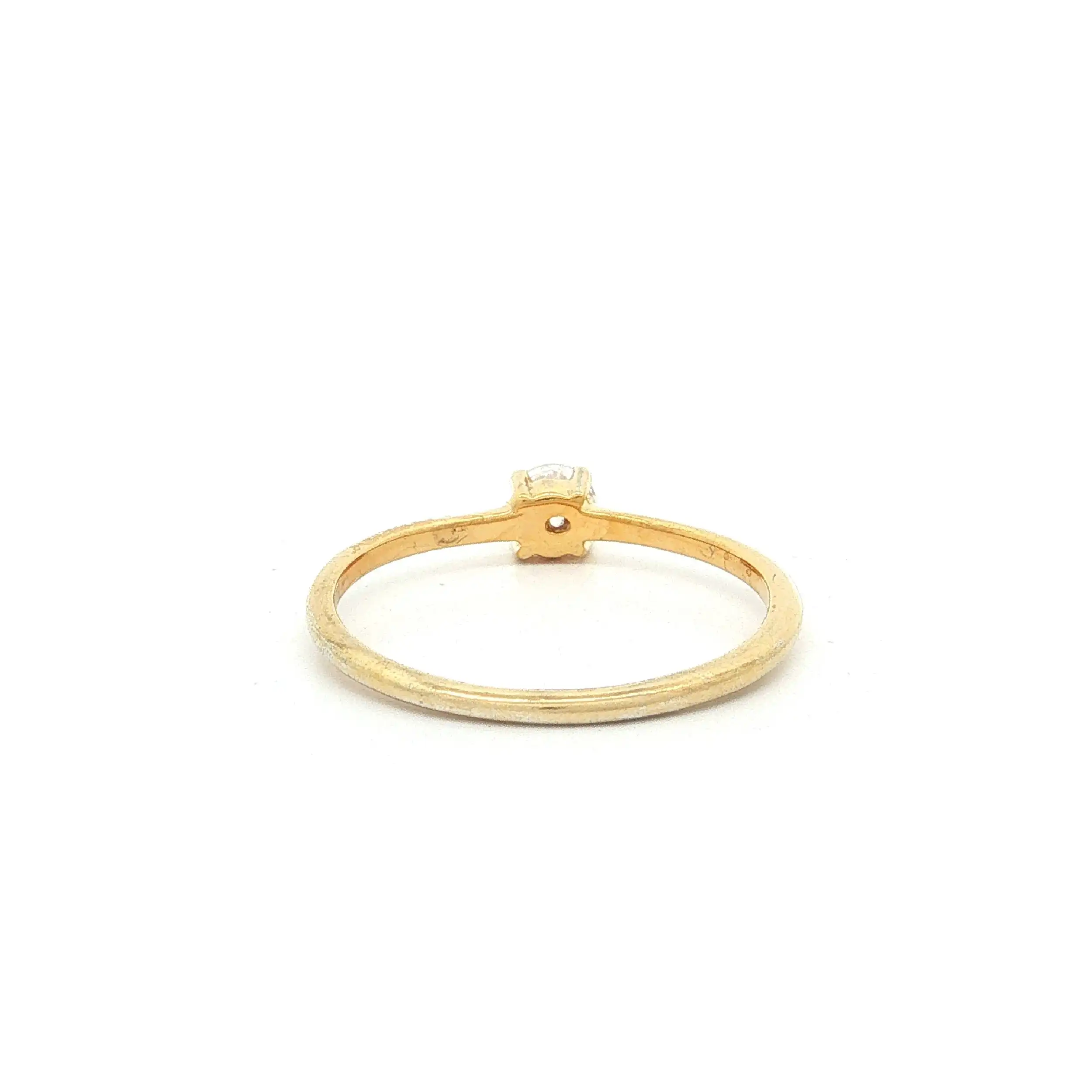 Ring Silber vergoldet mit Zirkonia
