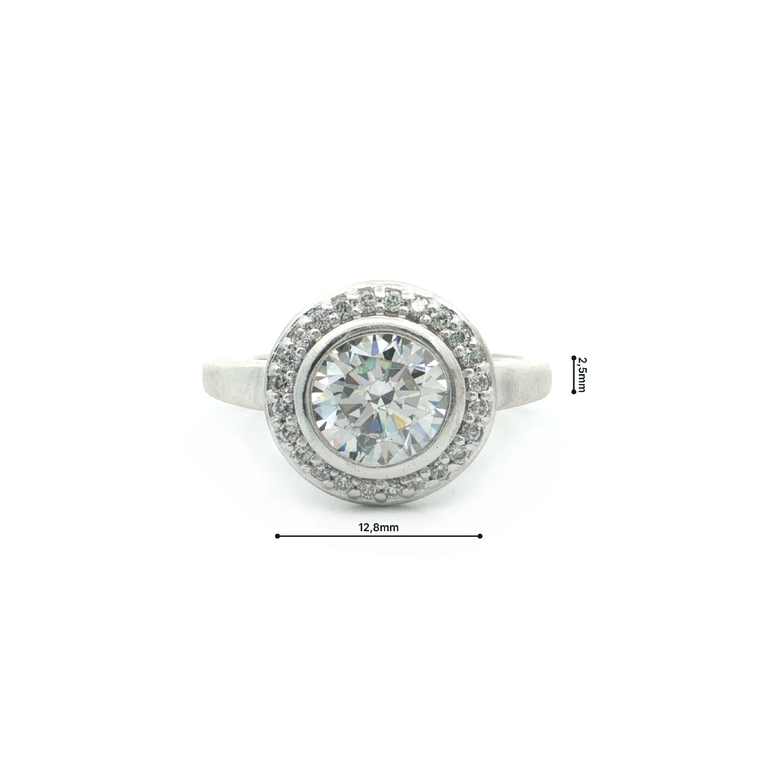 Silberring mit Zirkonia