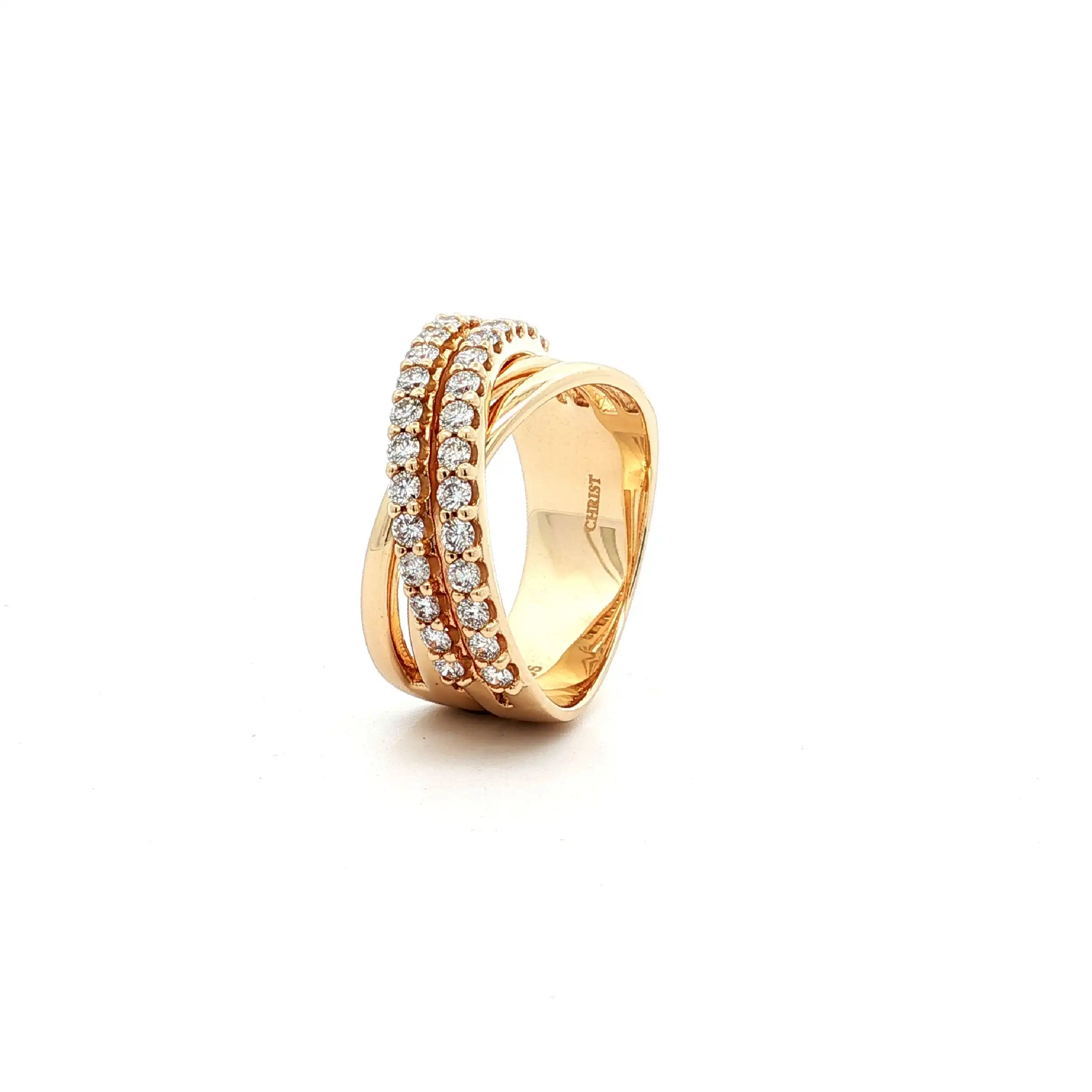 Ring Gelbgold mit Brillanten Ring Gelbgold mit Brillanten