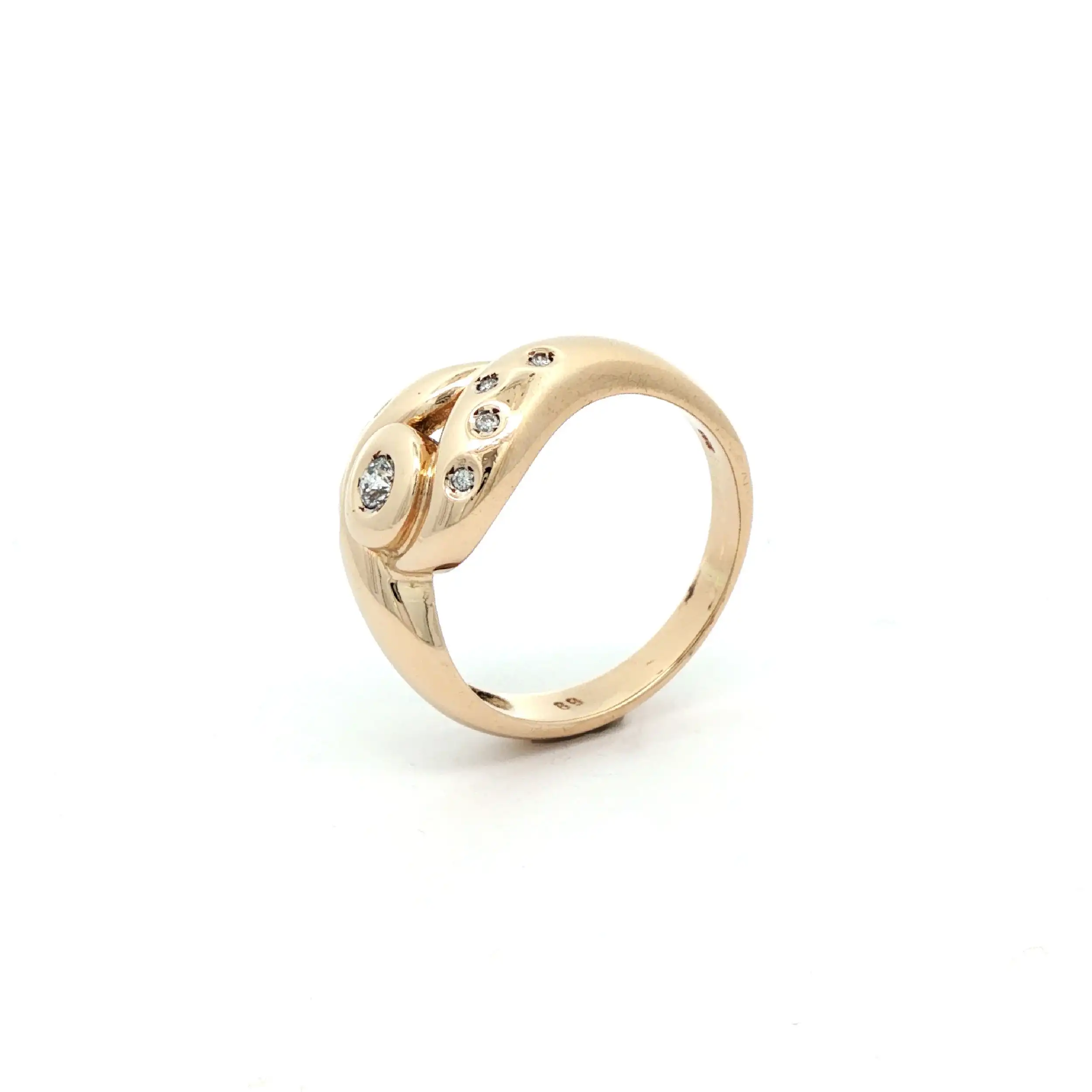 Ring Gelbgold mit Brillanten