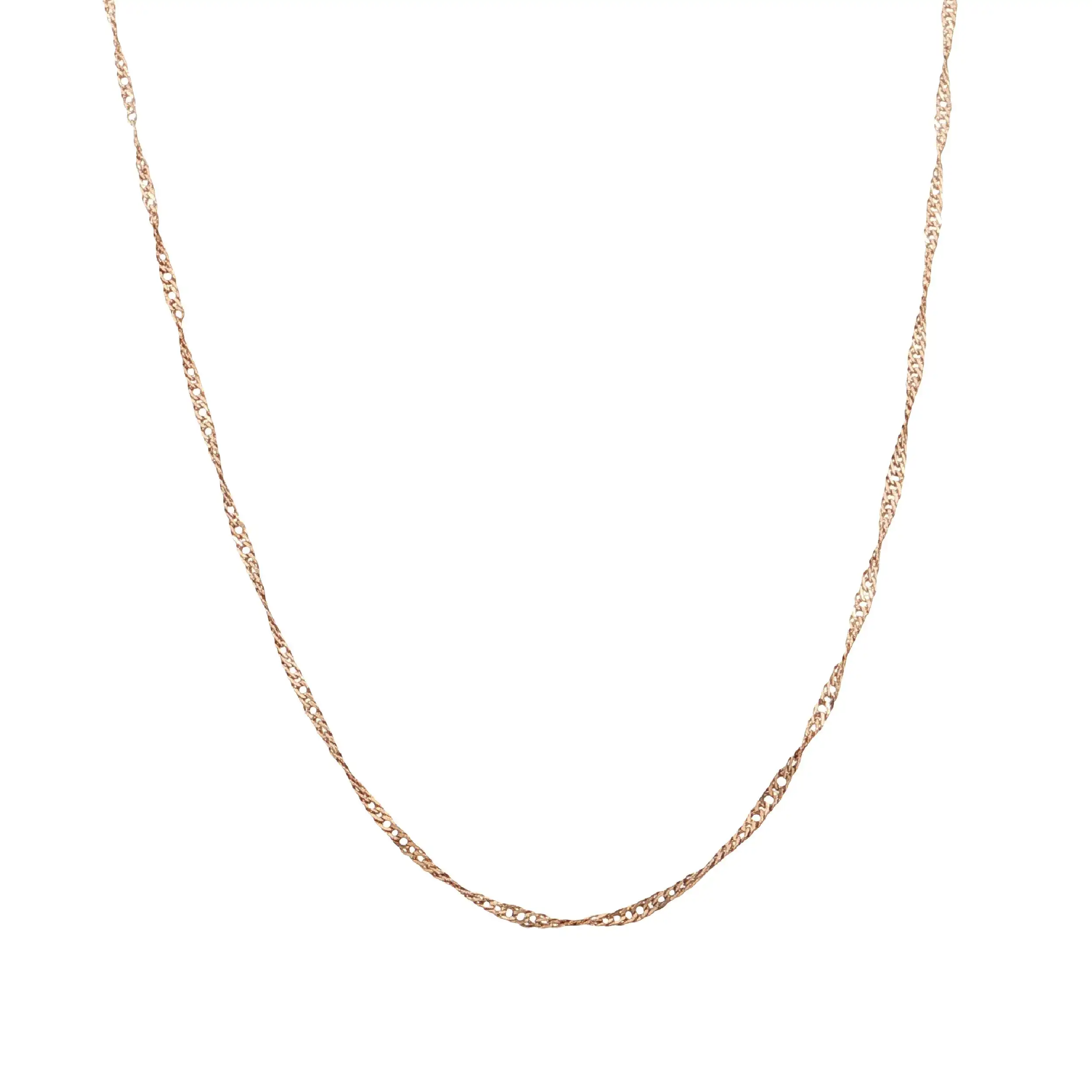Singapurkette Roségold