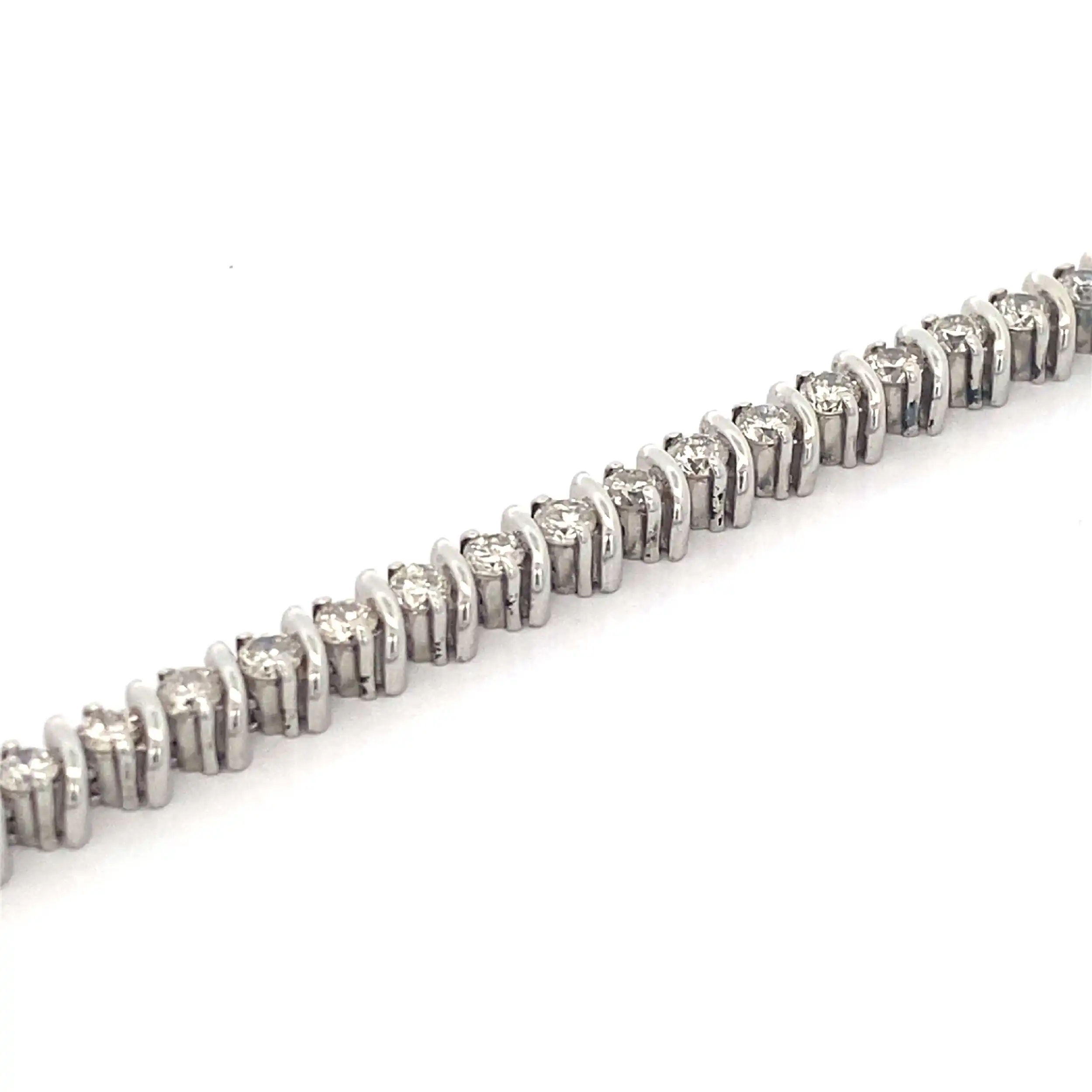 Tennisarmband Weißgold mit Brillanten Tennisarmband Weißgold mit Brillanten