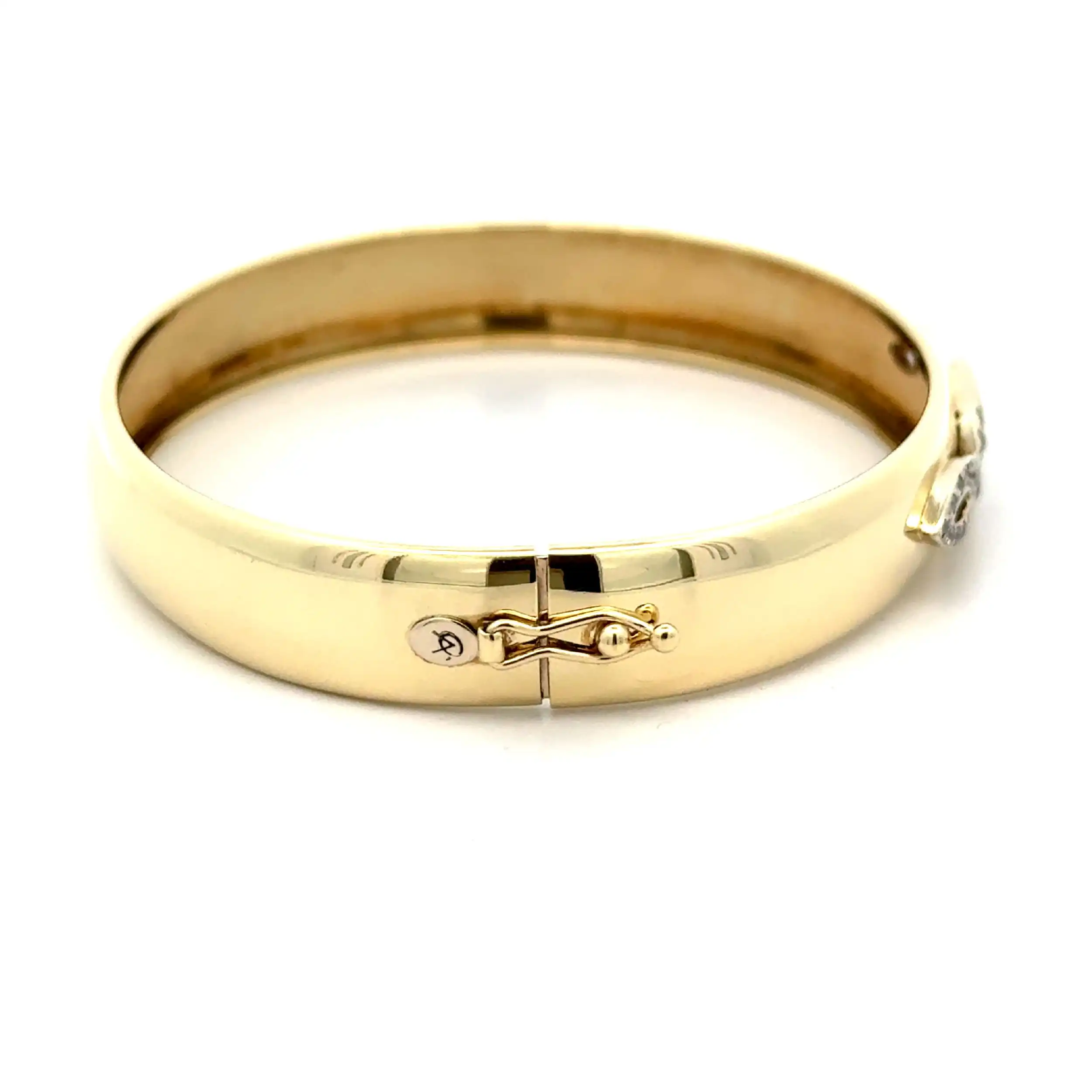 Armreif Gelbgold mit Zirkonia Armreif Gelbgold mit Zirkonia