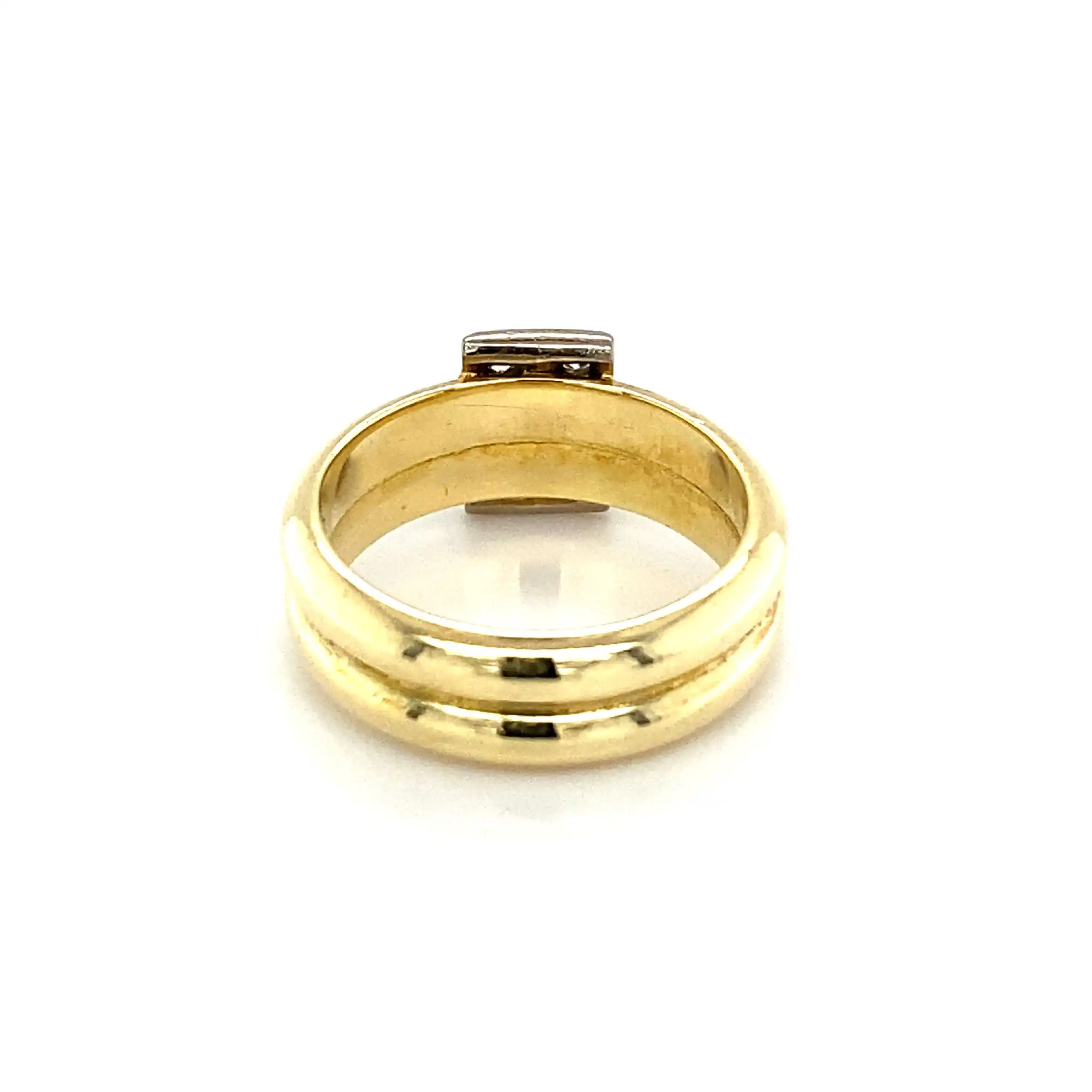 Ring Bicolor mit Brillanten Ring Bicolor mit Brillanten