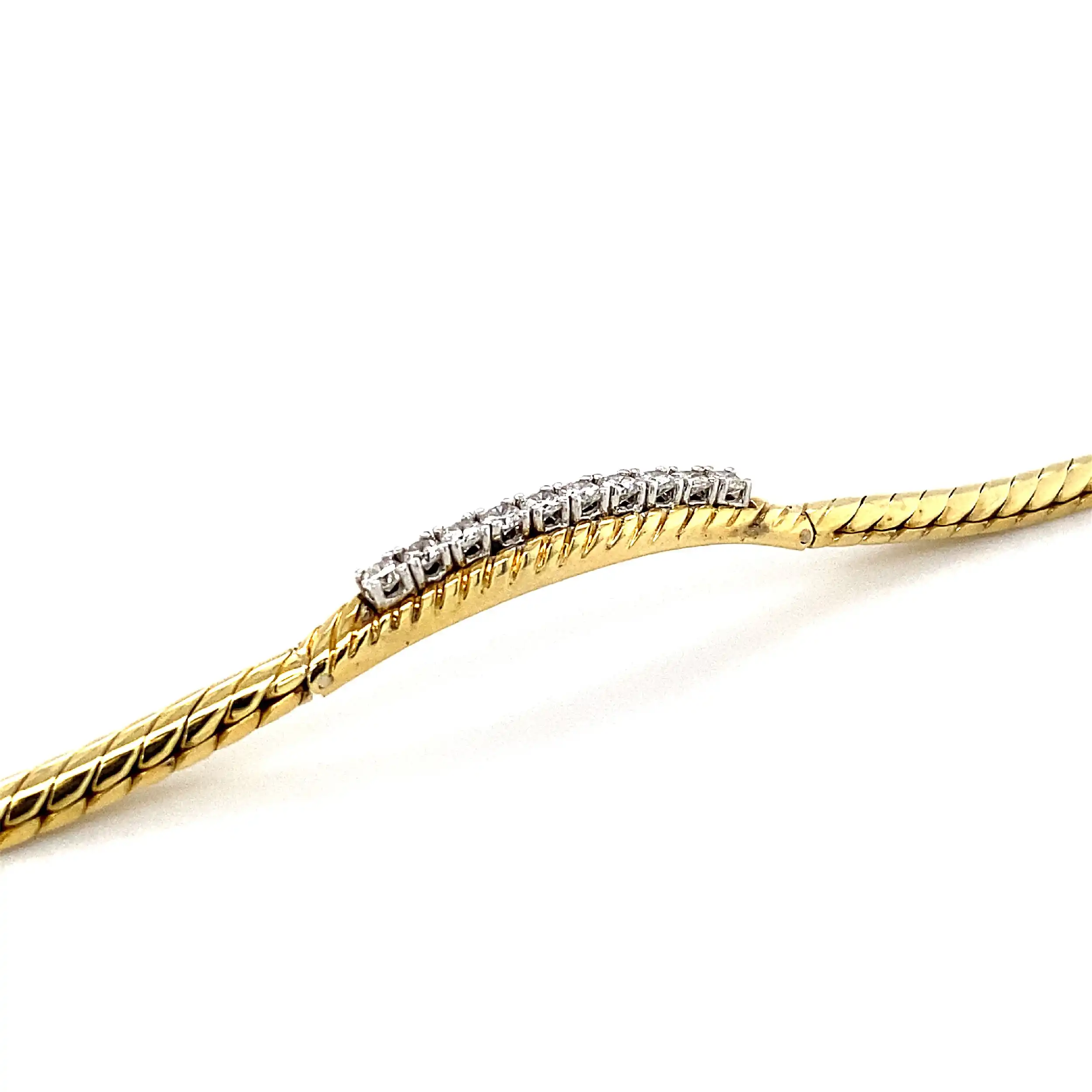 Armband Bicolor mit Brillanten Armband Bicolor mit Brillanten
