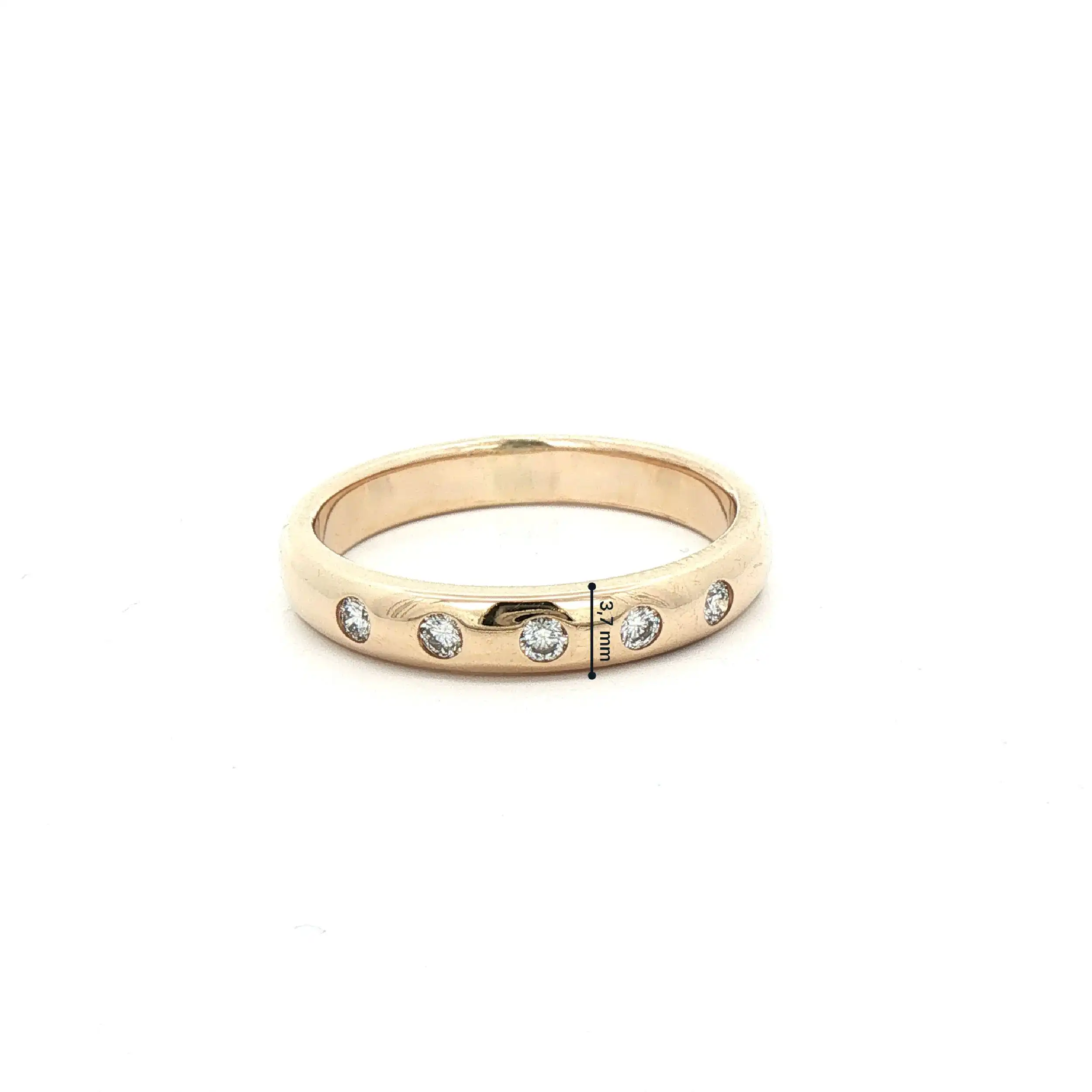 Ring Gelbgold mit Brillanten