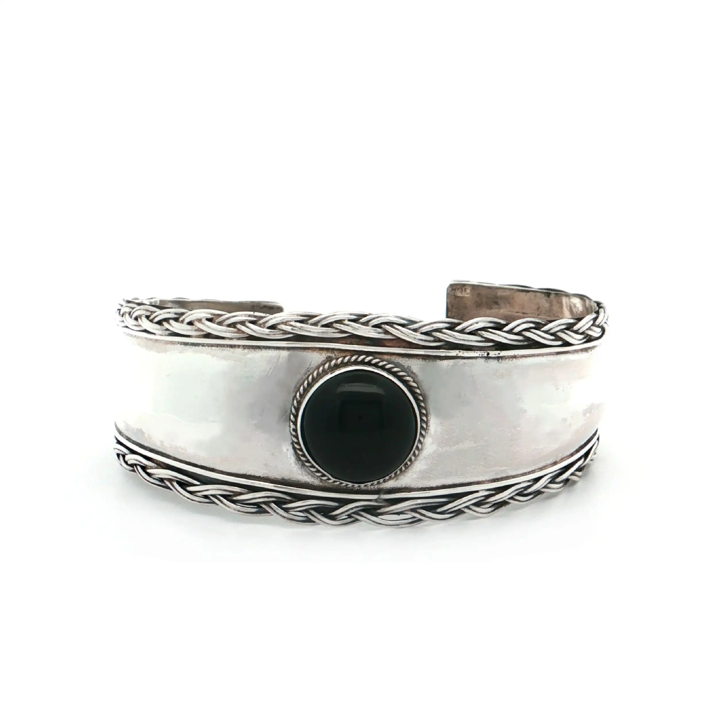 Armreif Silber mit Onyx Armreif Silber mit Onyx
