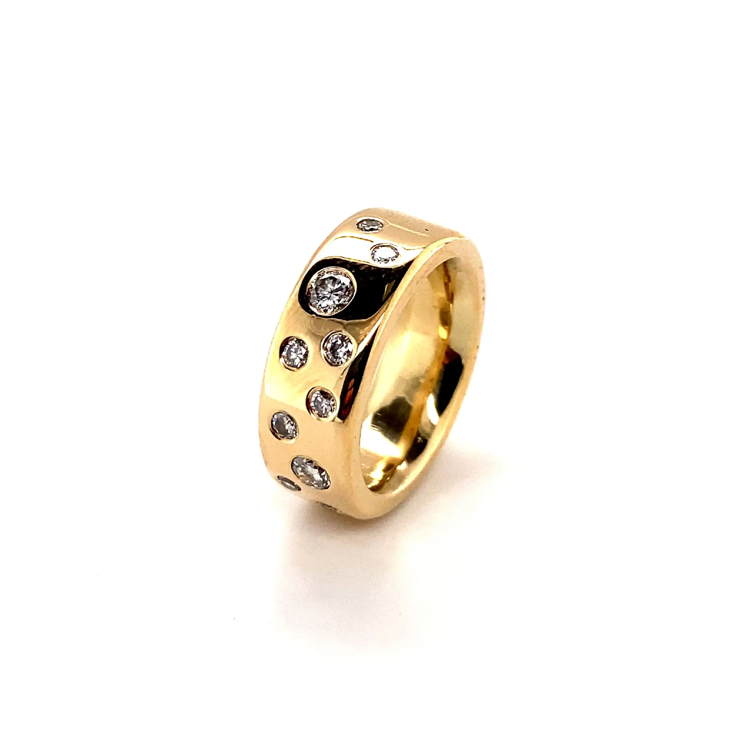 Ring Gelbgold mit Brillanten