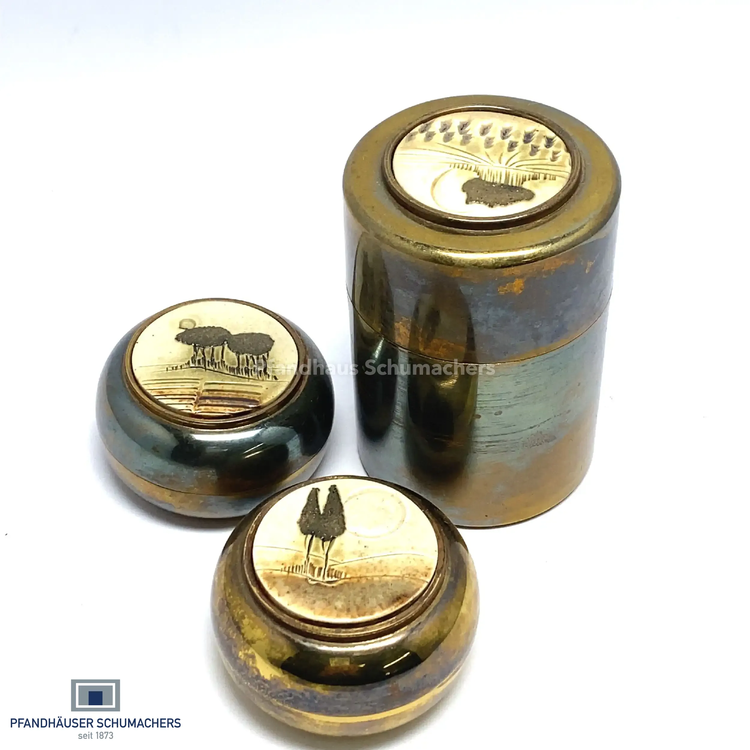 3 Dosen Made in England Solid Brass