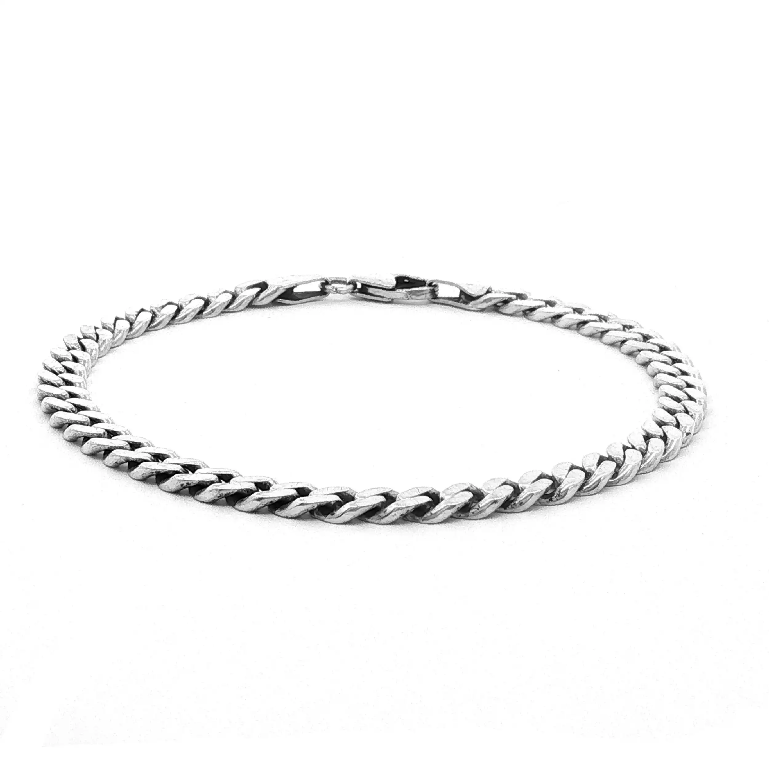 Panzerarmband Silber