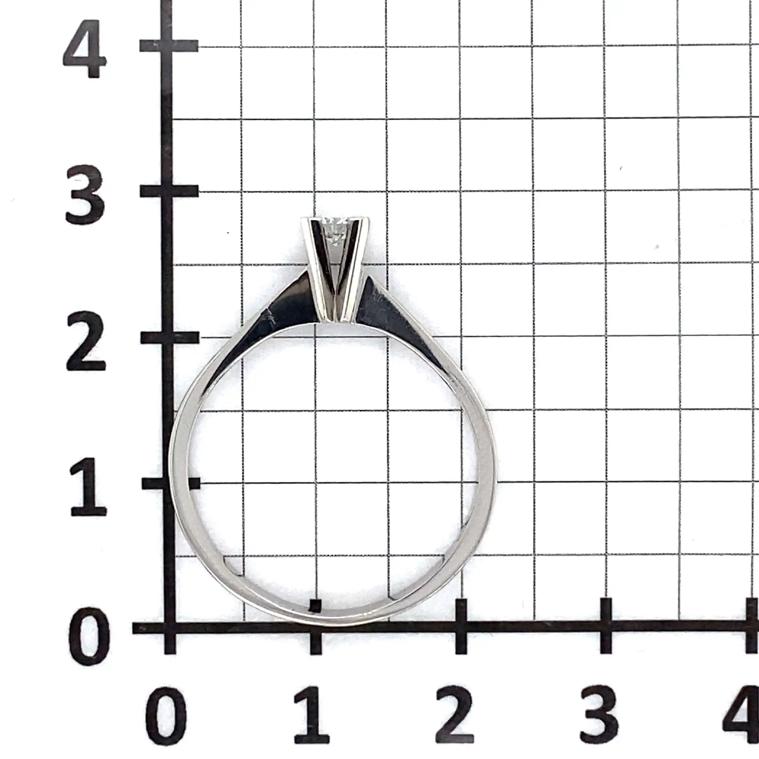 Ring Weißgold mit Solitär Brillant Ring Weißgold mit Solitär Brillant