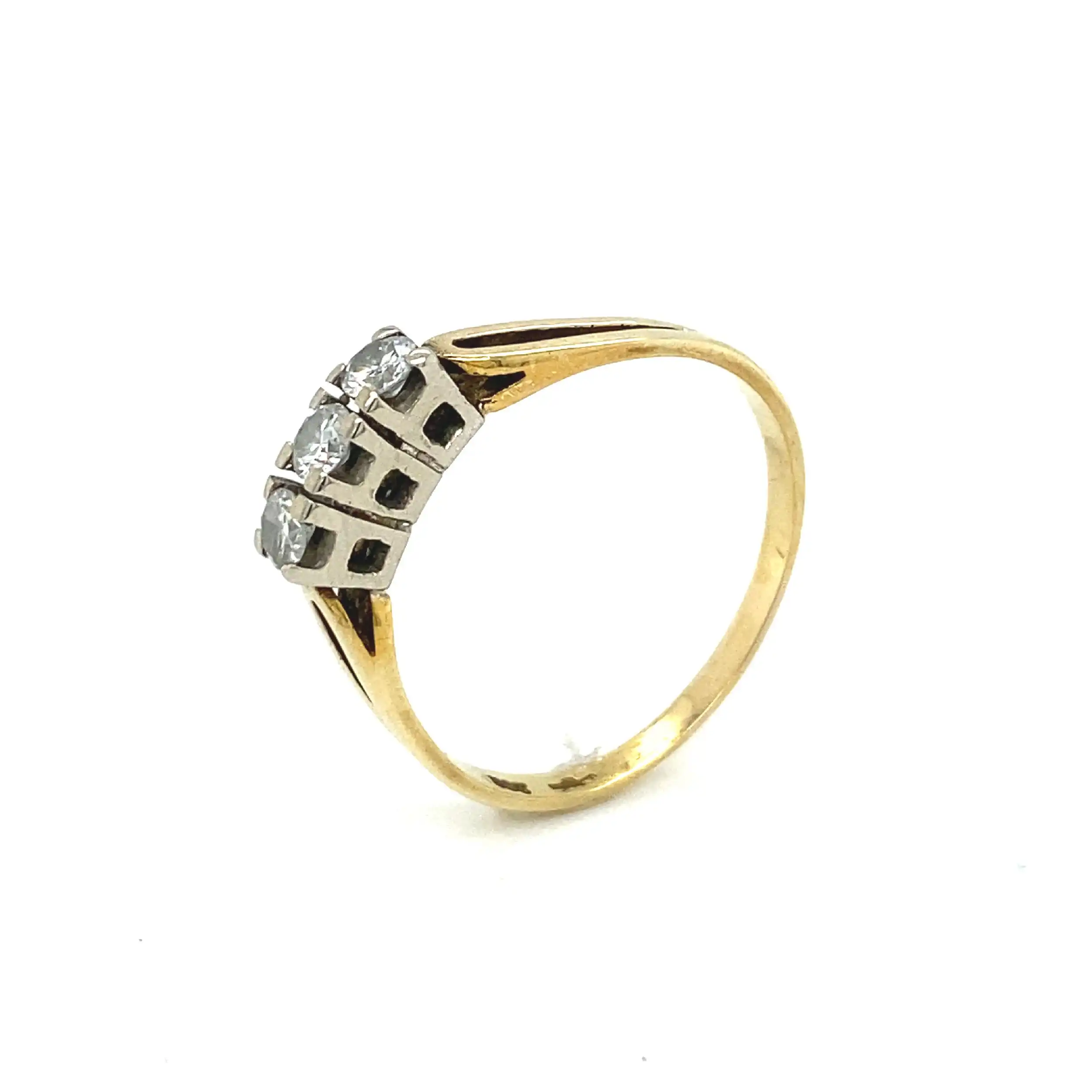 Ring Bicolor mit Brillanten Ring Bicolor mit Brillanten