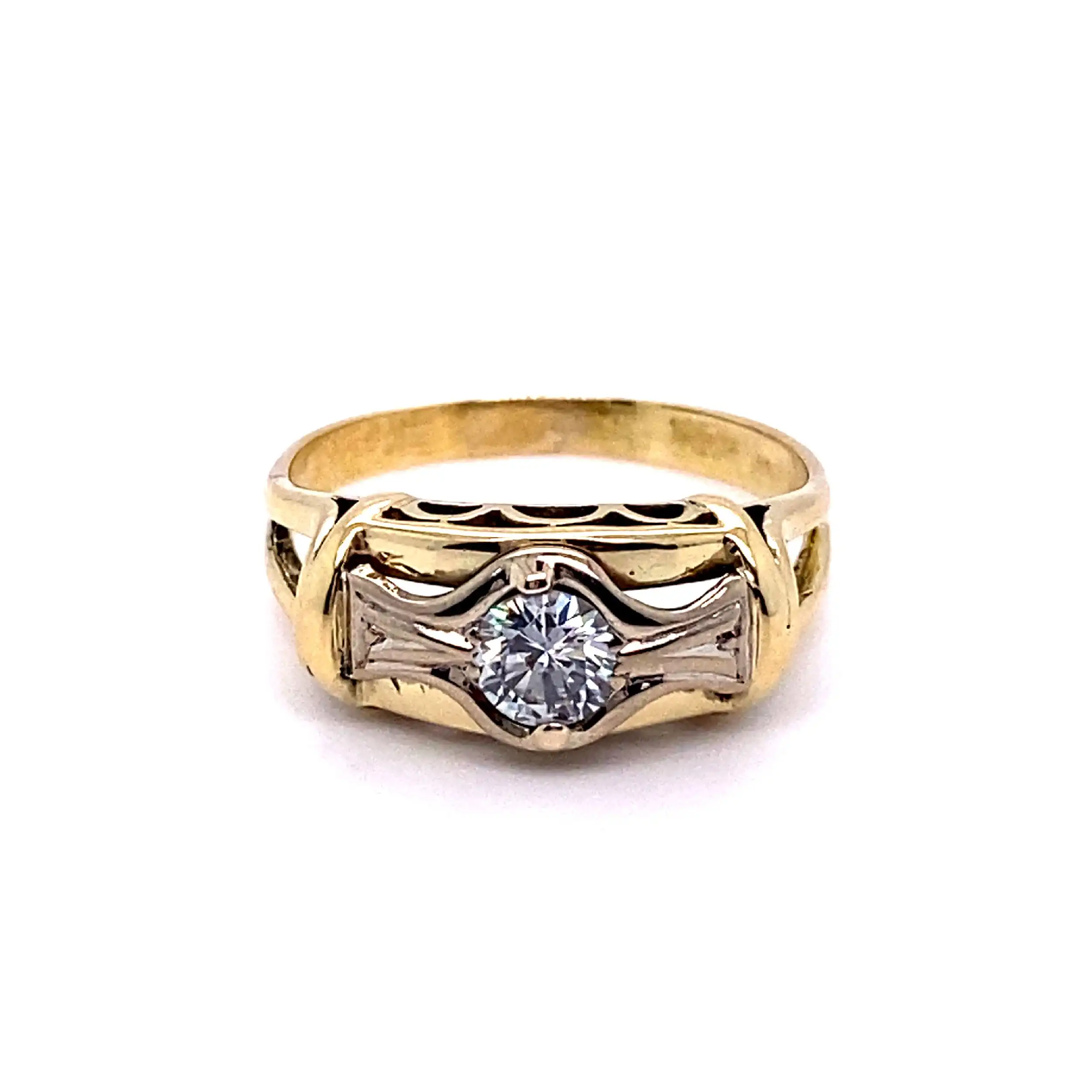 Ring Gelbgold mit Solitär Brillant Ring Gelbgold mit Solitär Brillant