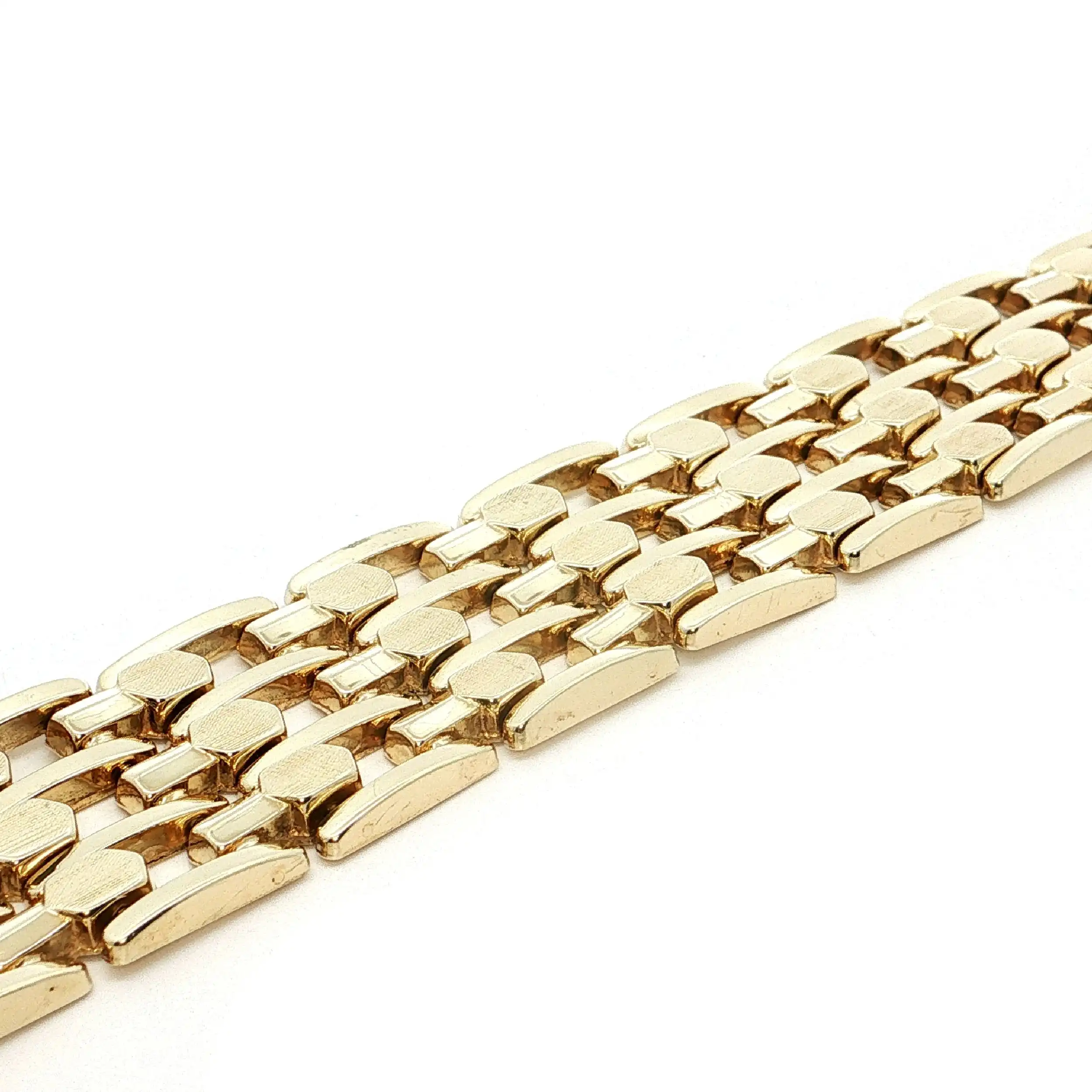 Armband Breit Gelbgold Retro Vintage