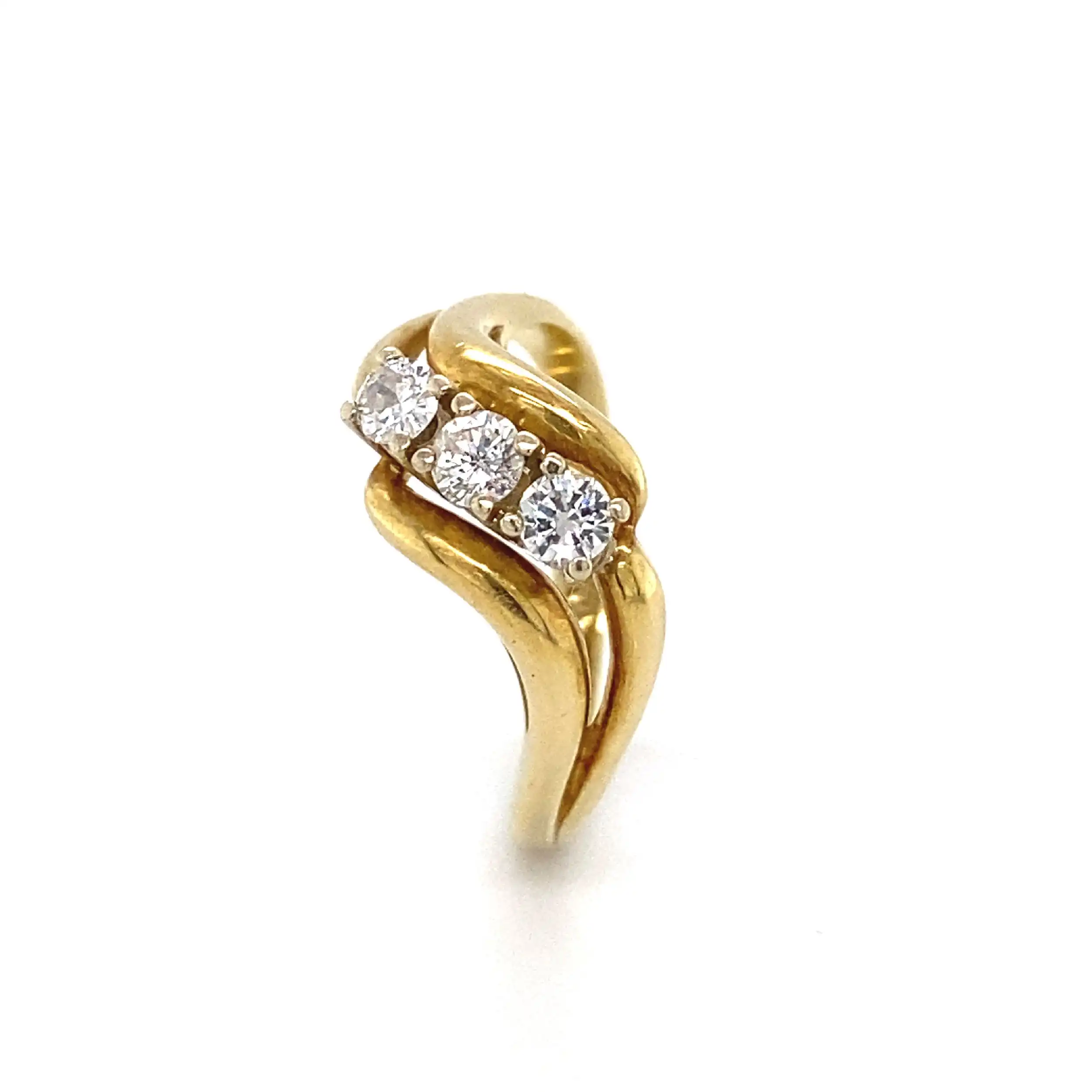 Ring Gelbgold mit Brillanten