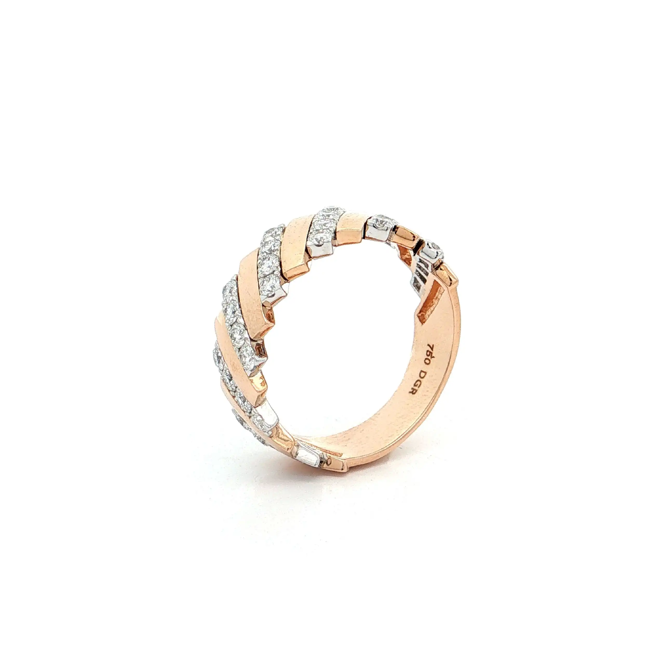 Ring Roségold mit Brillanten Ring Roségold mit Brillanten