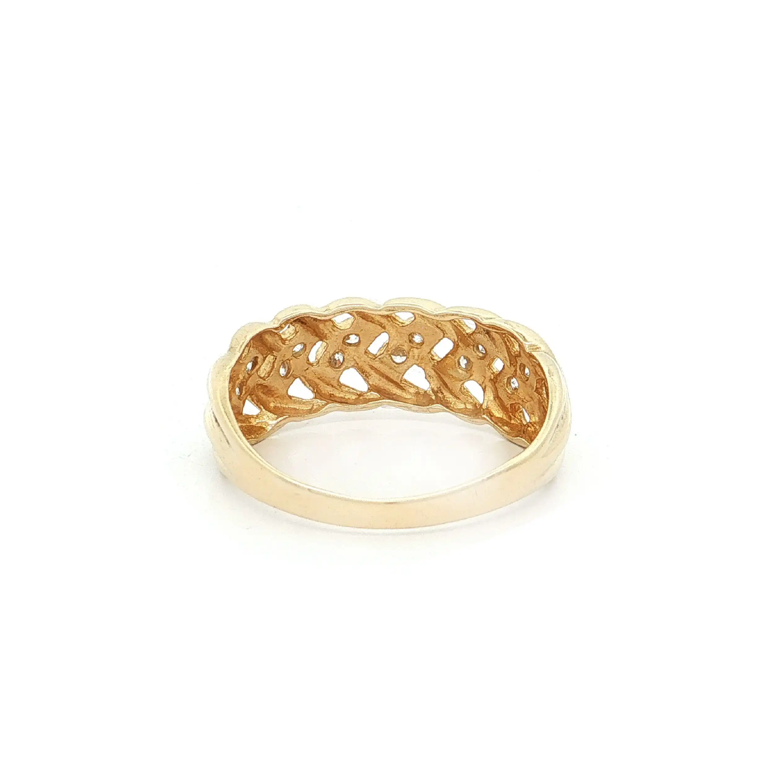 Ring Gelbgold mit Zirkonia