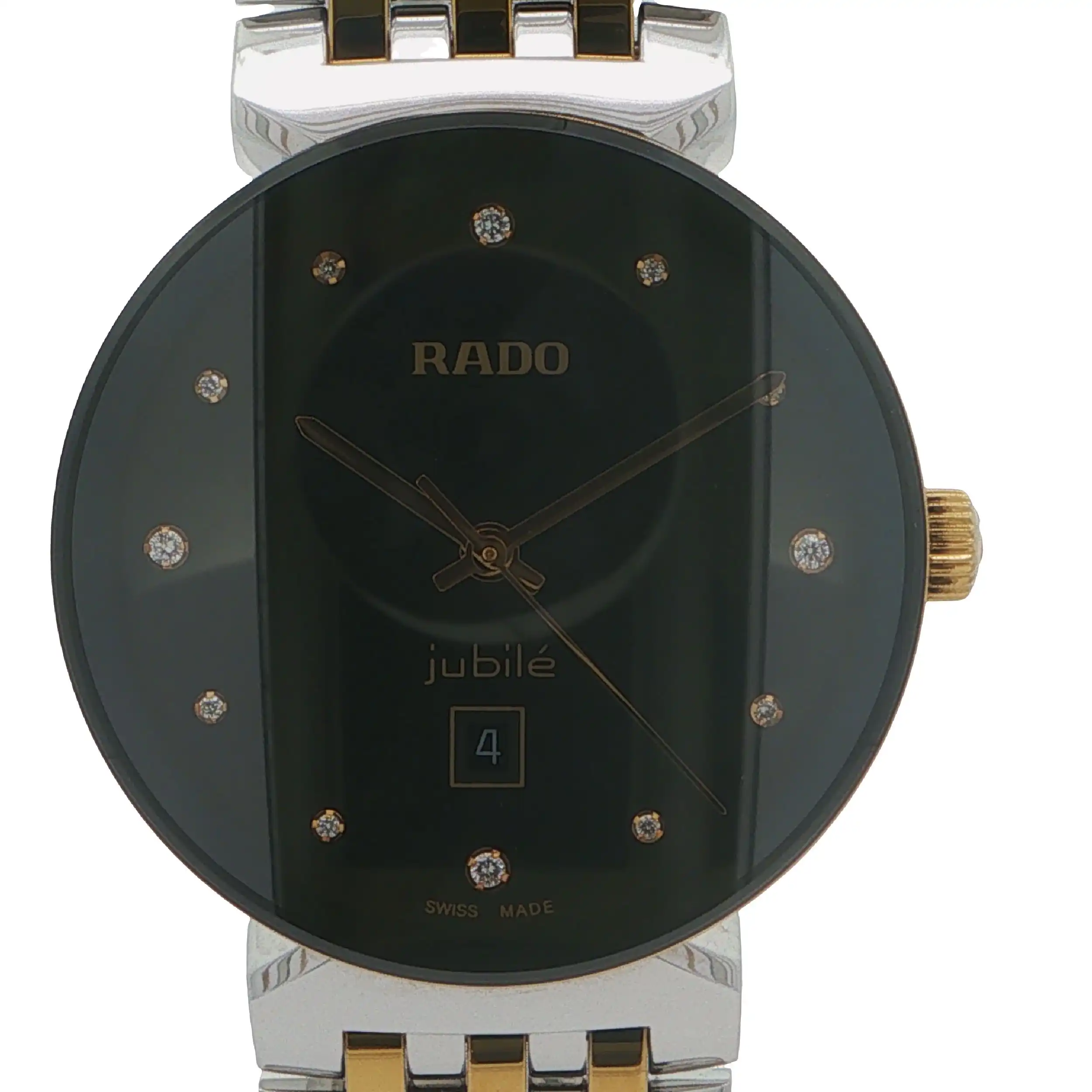 Damenuhr Rado Florence Classic Diamonds Stahl/Gold Fullset