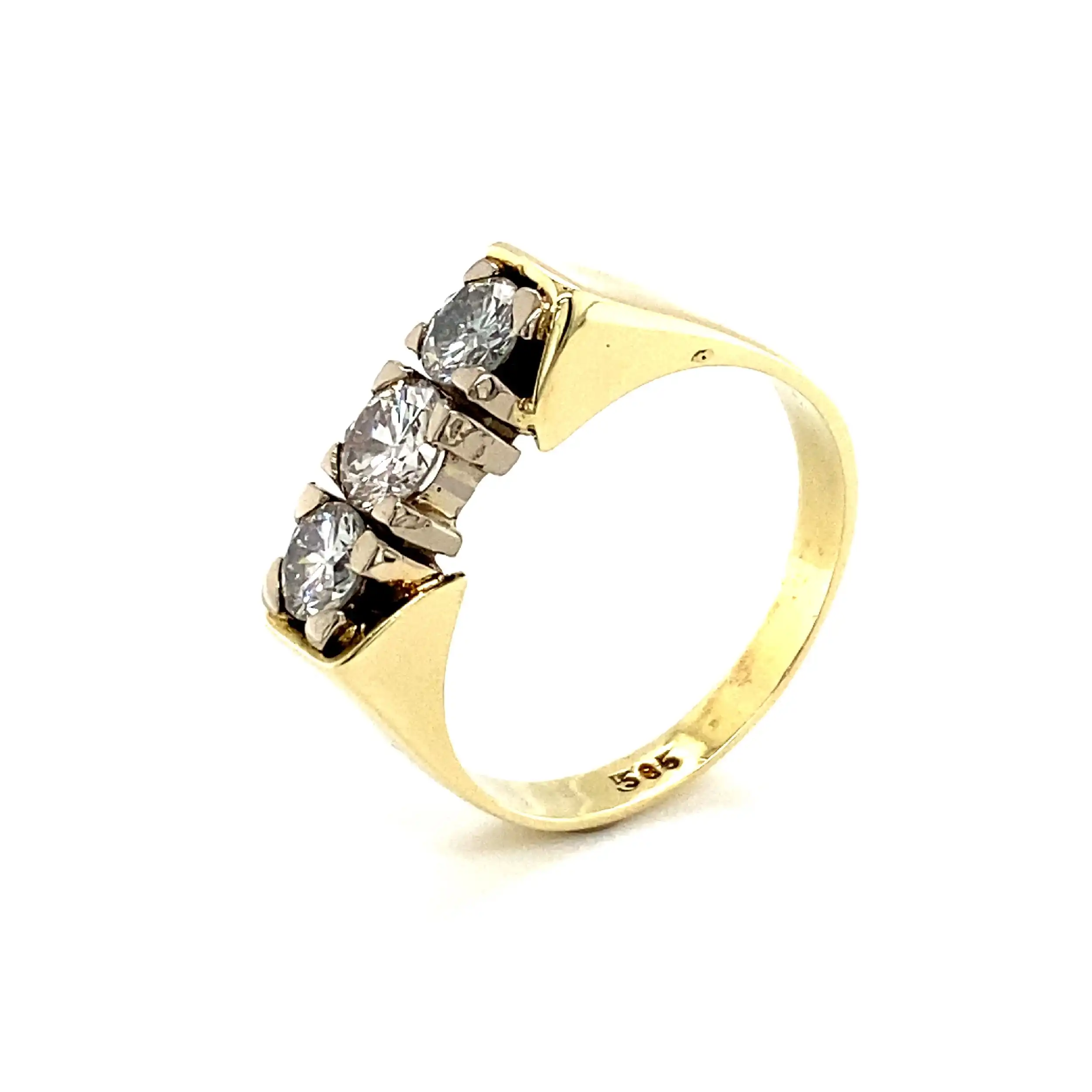 Ring Gelbgold mit Brillanten