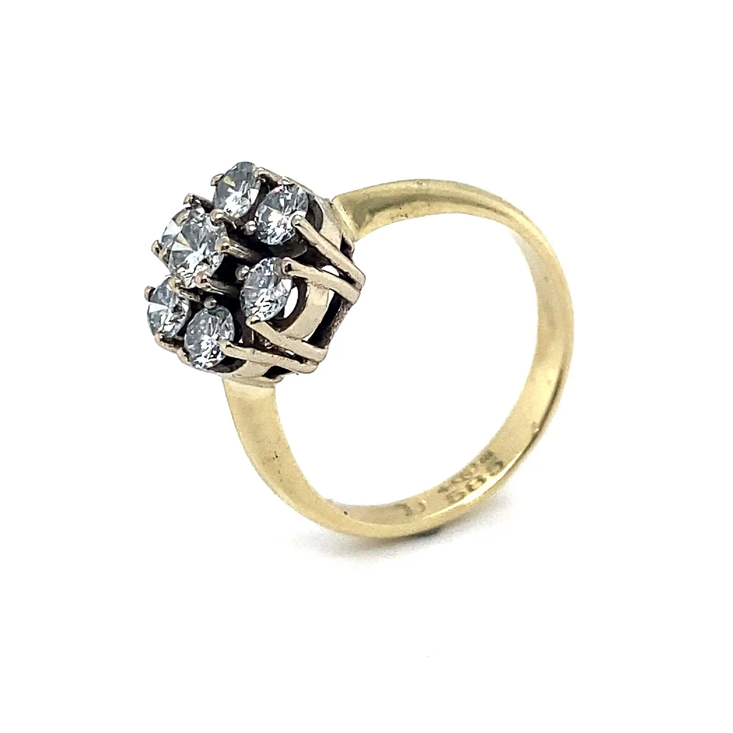 Ring Gelbgold mit Brillanten Ring Gelbgold mit Brillanten